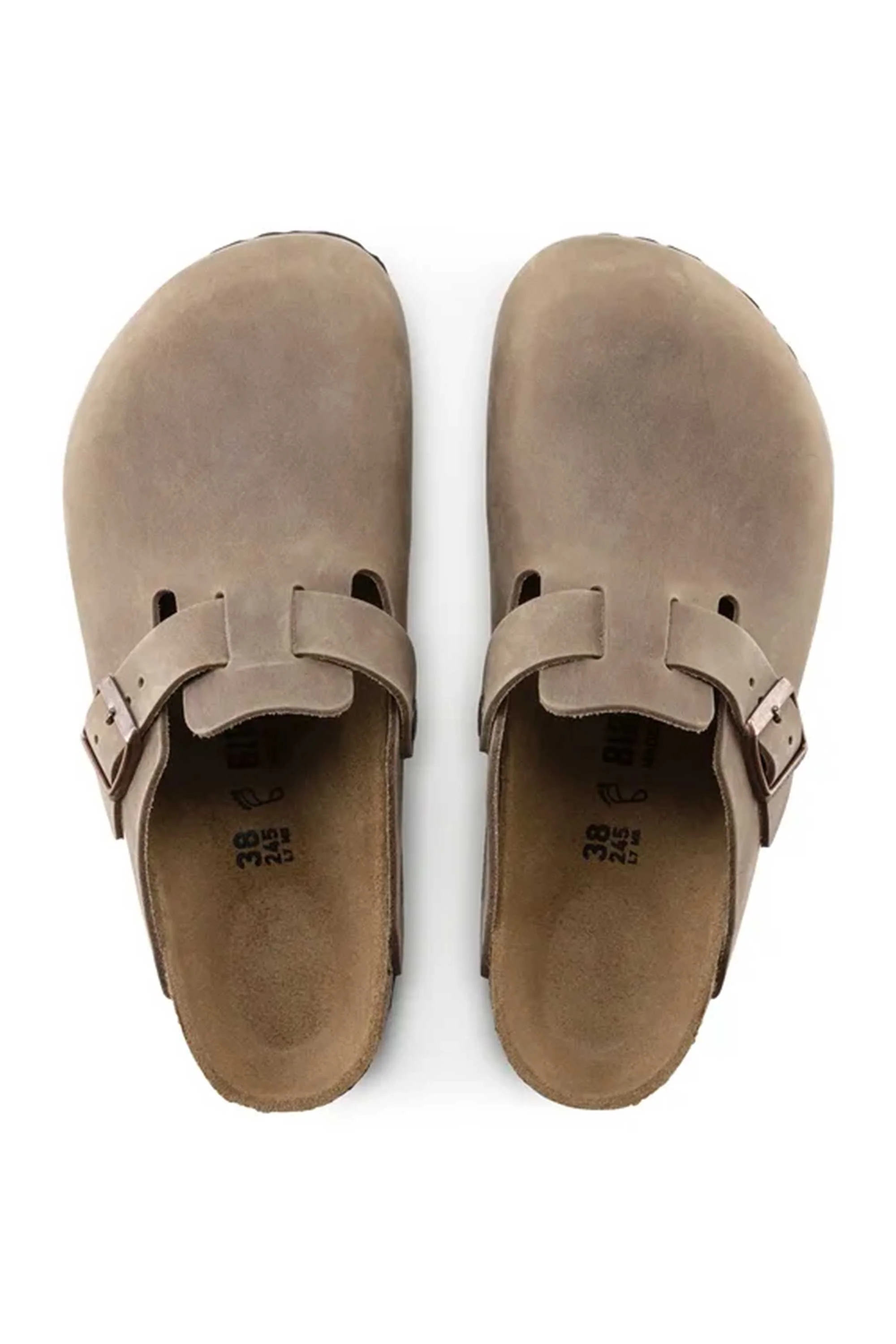 BIRKENSTOCK BOSTON OILED LEATHER CLOGS TOBACCO BROWN - Image 3