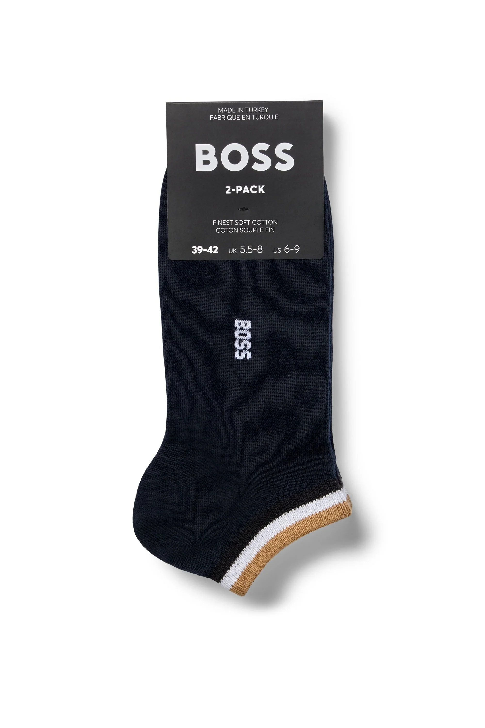 Boss 2 Pack Uni Stripe Cc Socks Dark Blue - Image 2