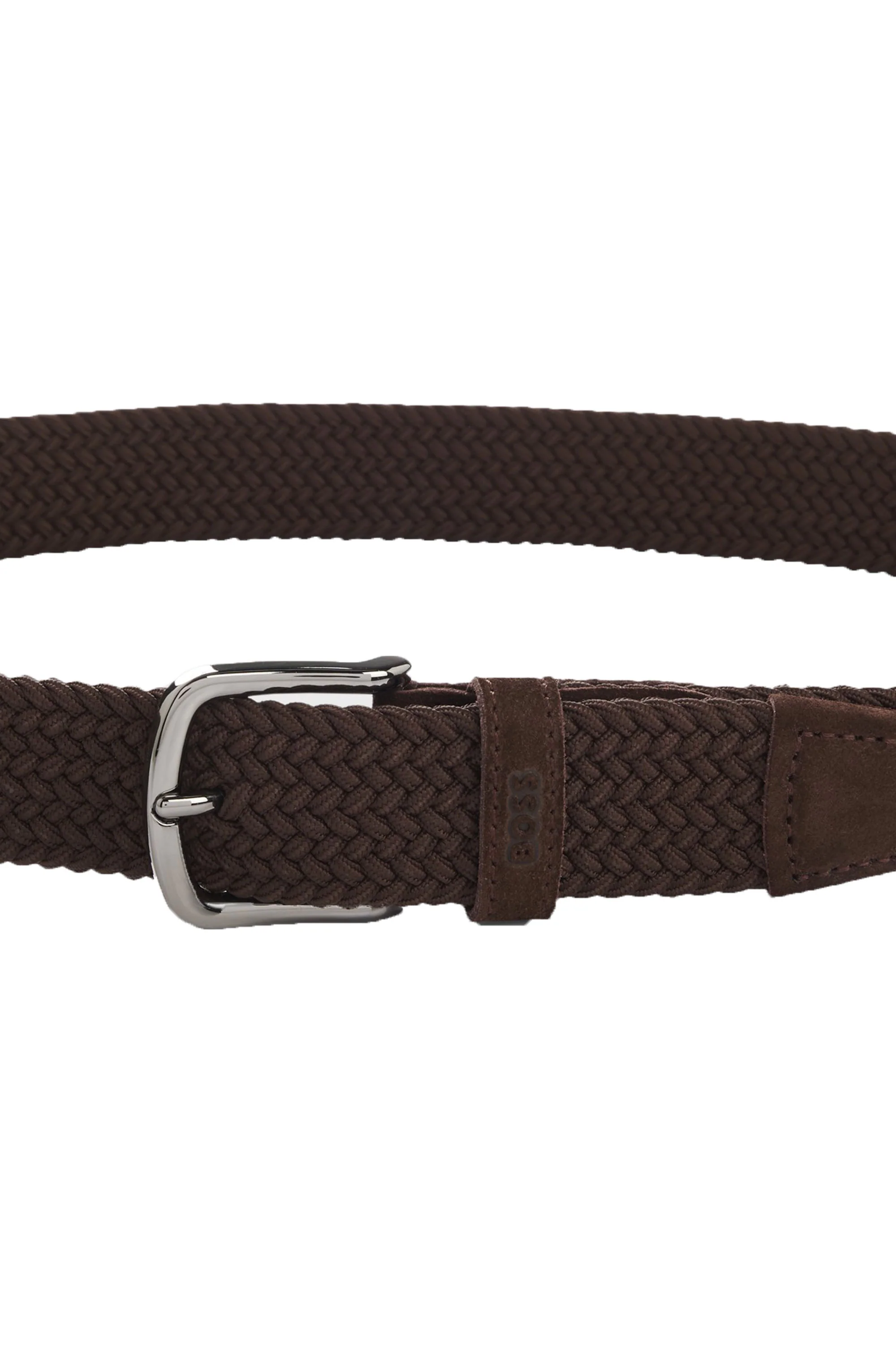 Boss Black Sash Woven Belt Dark Brown - Image 3