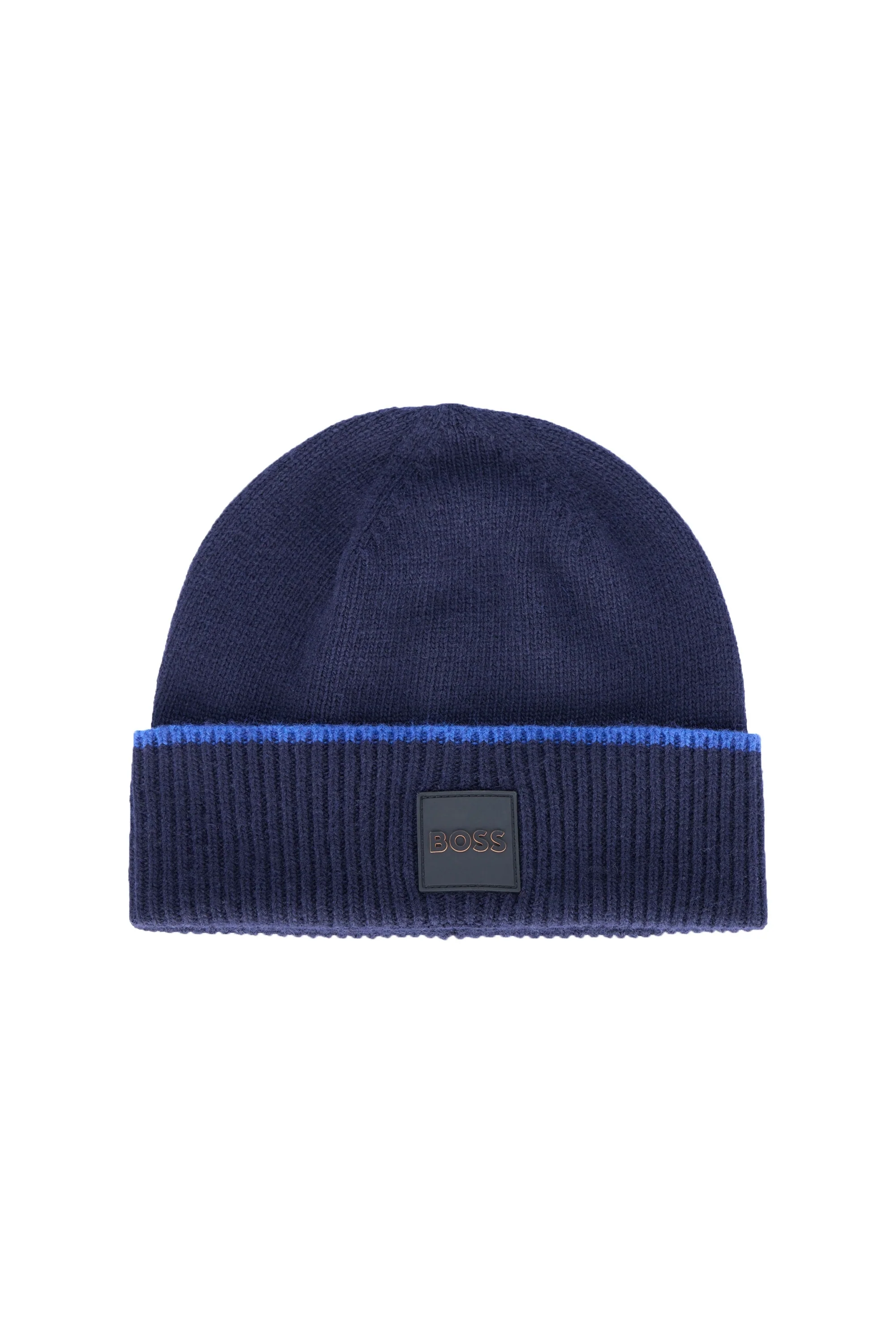 Boss Orange Armato Scarf & Hat Set Dark Blue - Image 2