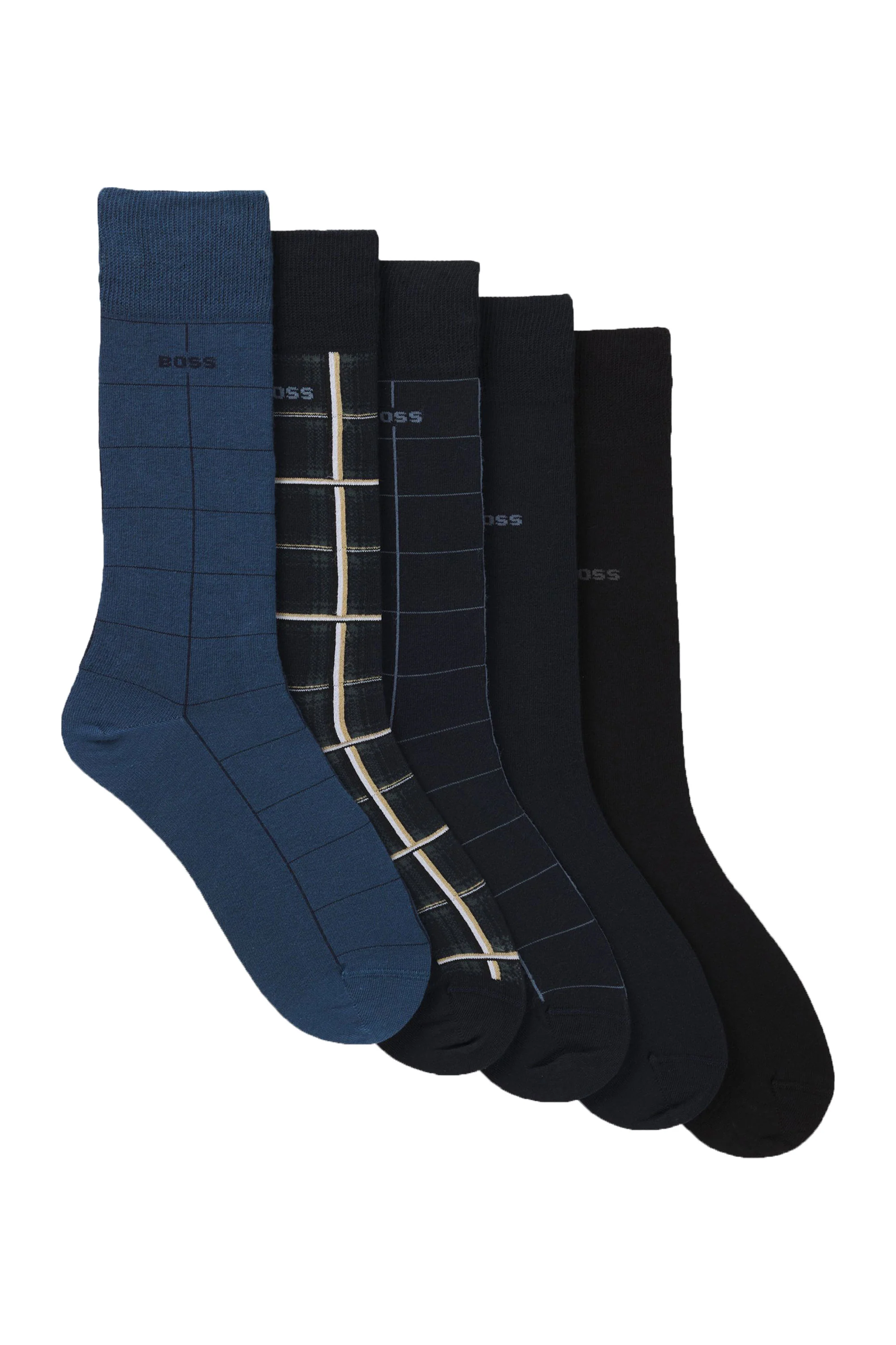 Boss Black 5P Sock Gift Set Blue Multi - Image 2