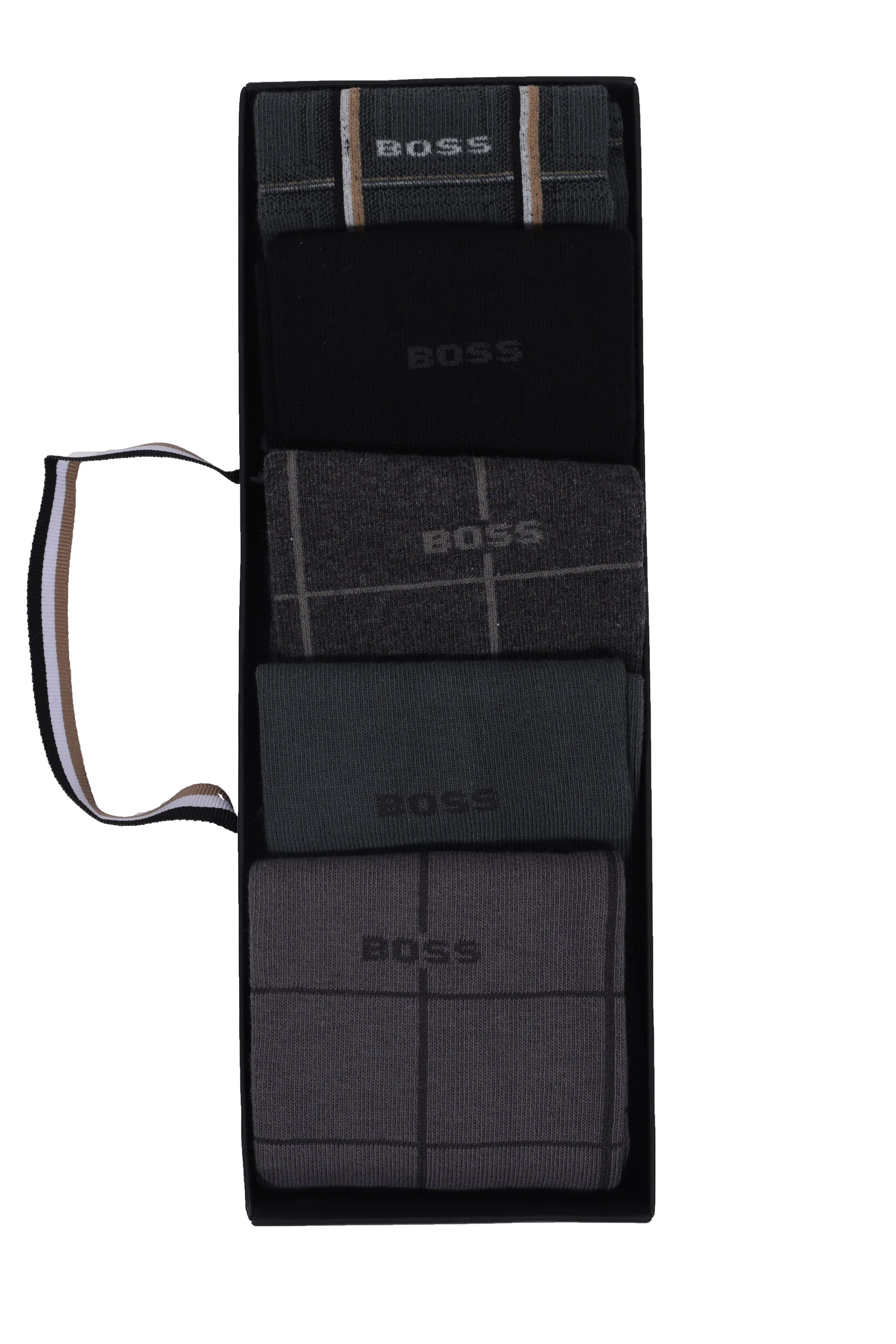 Boss Black 5P SOCK GIFT SET GREY MULTI - Image 2