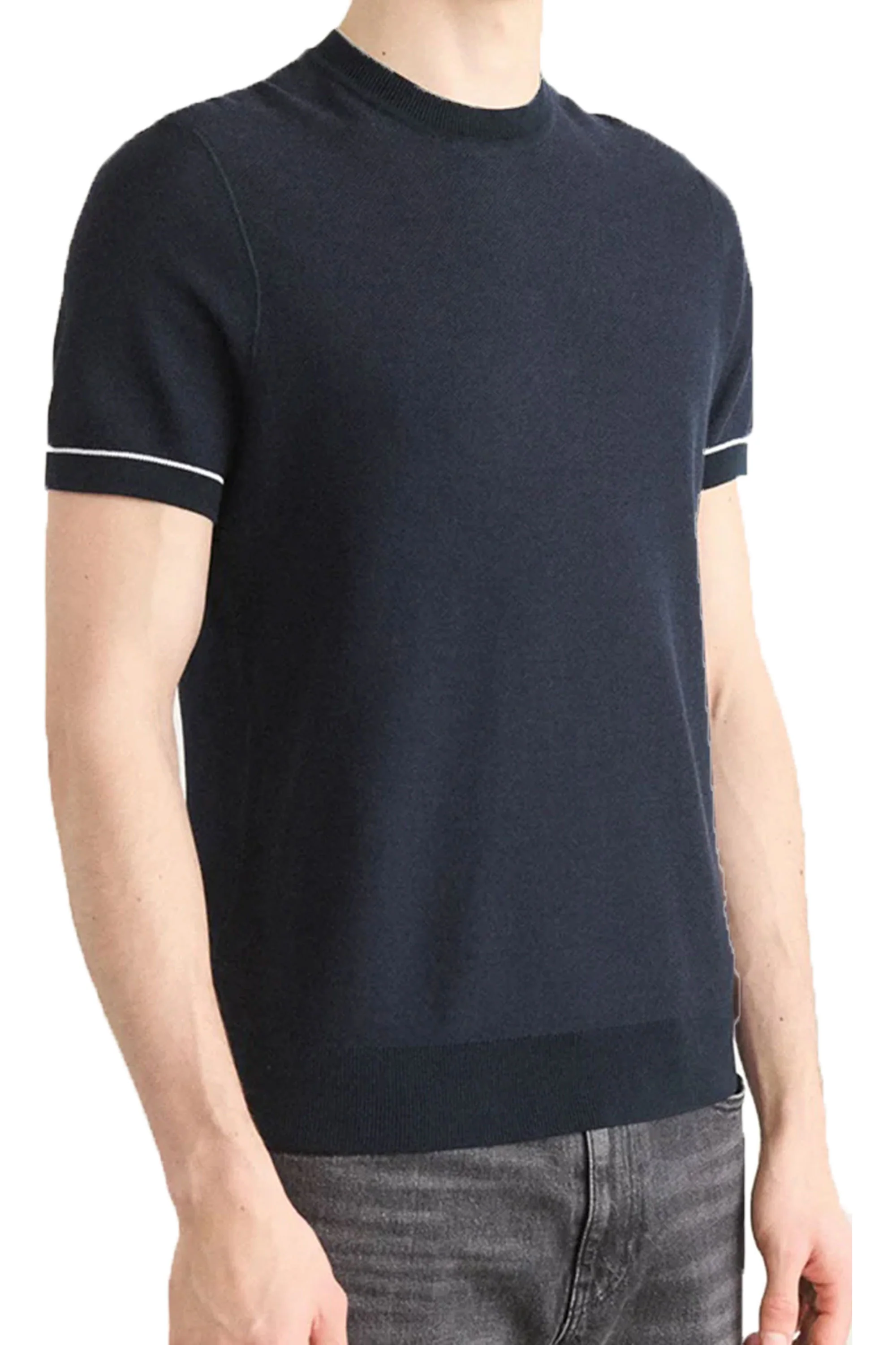 Boss Black H-Jianfranco Knitwear Dark Blue - Image 3