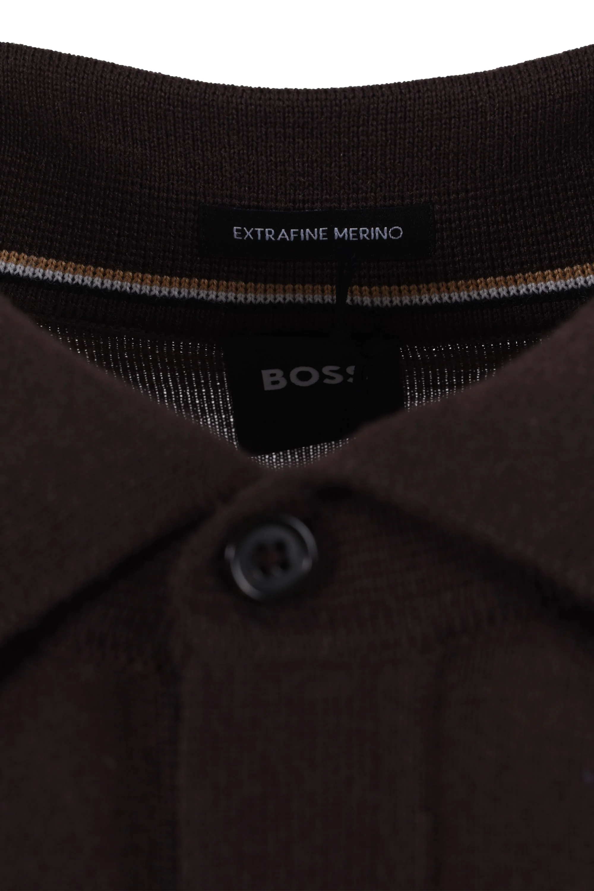 Boss Black H NOLANO POLO DARK BROWN - Image 3