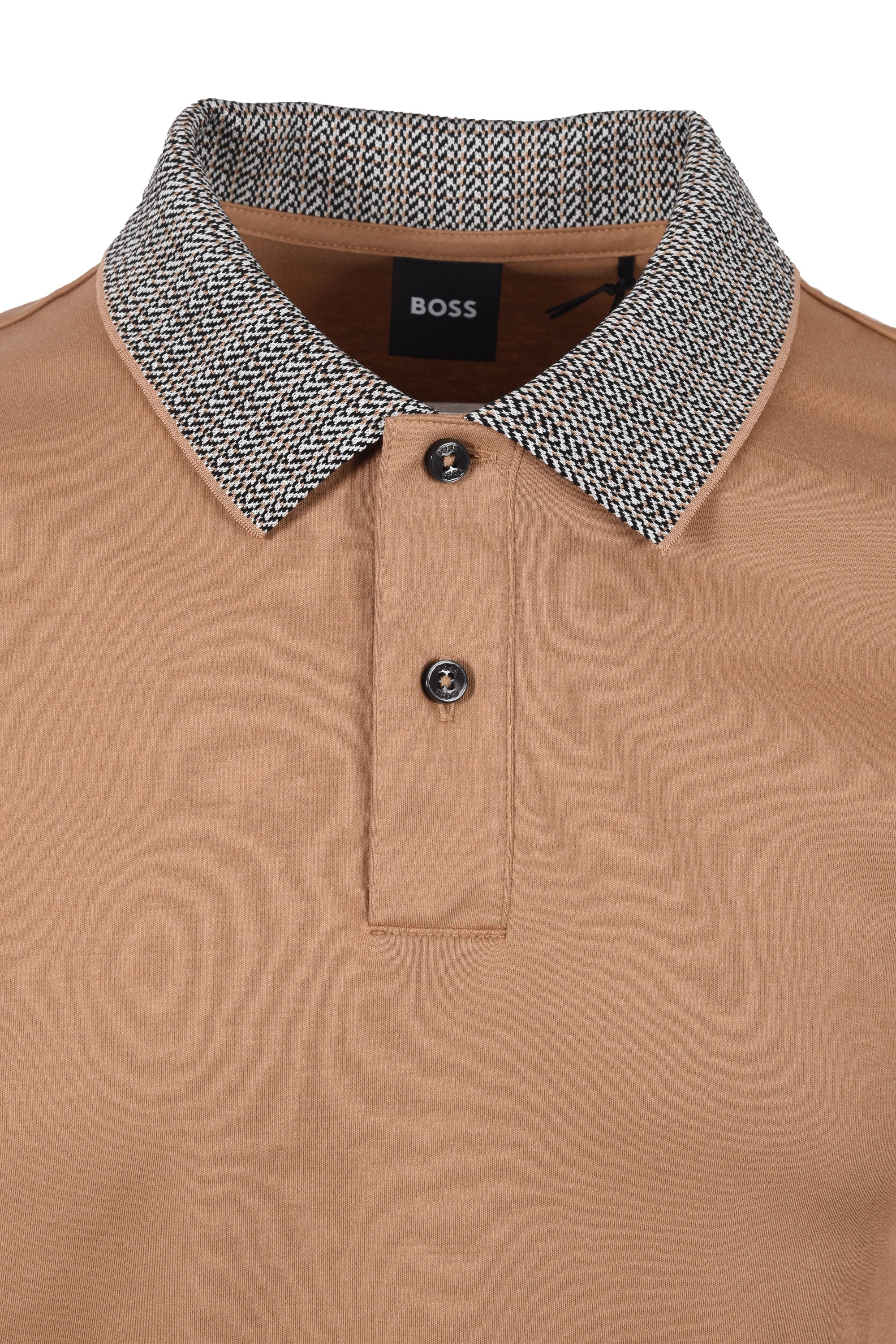 Boss Black H-Parlay 302 Polo Shirt Medium Beige - Image 2