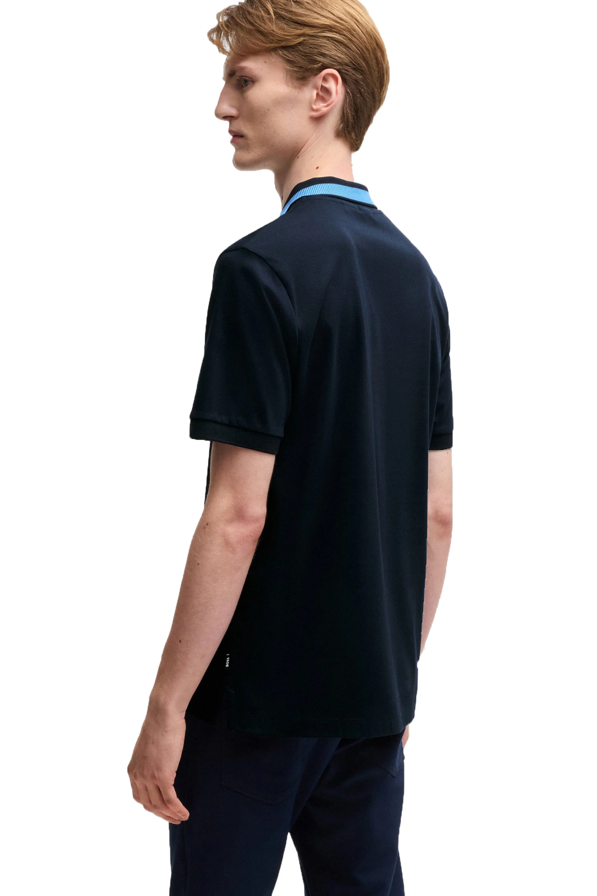 Boss H-Phillipson 199 Polo Shirt Dark Blue - Image 3