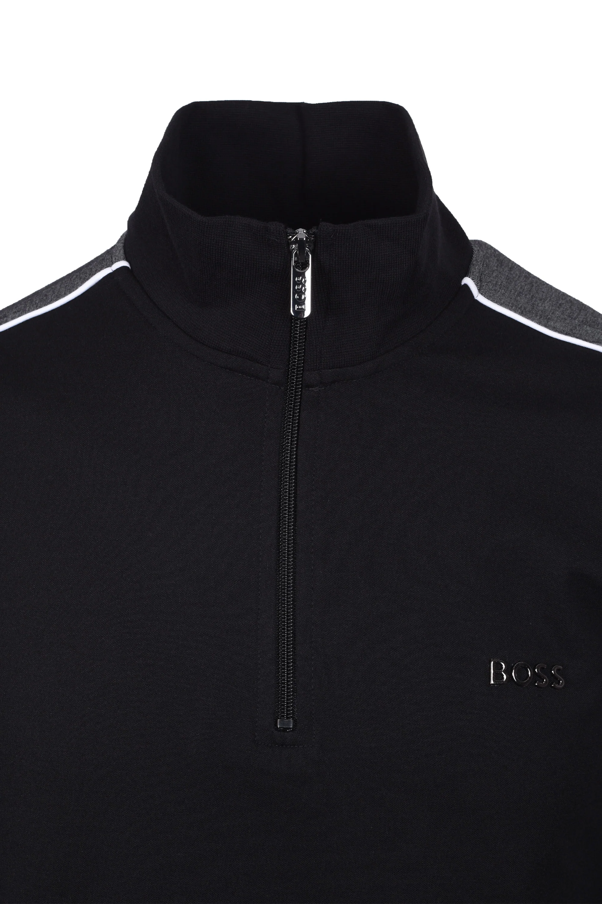 Boss Black HALF ZIP TRACKSUIT JACKET BLACK - Image 2