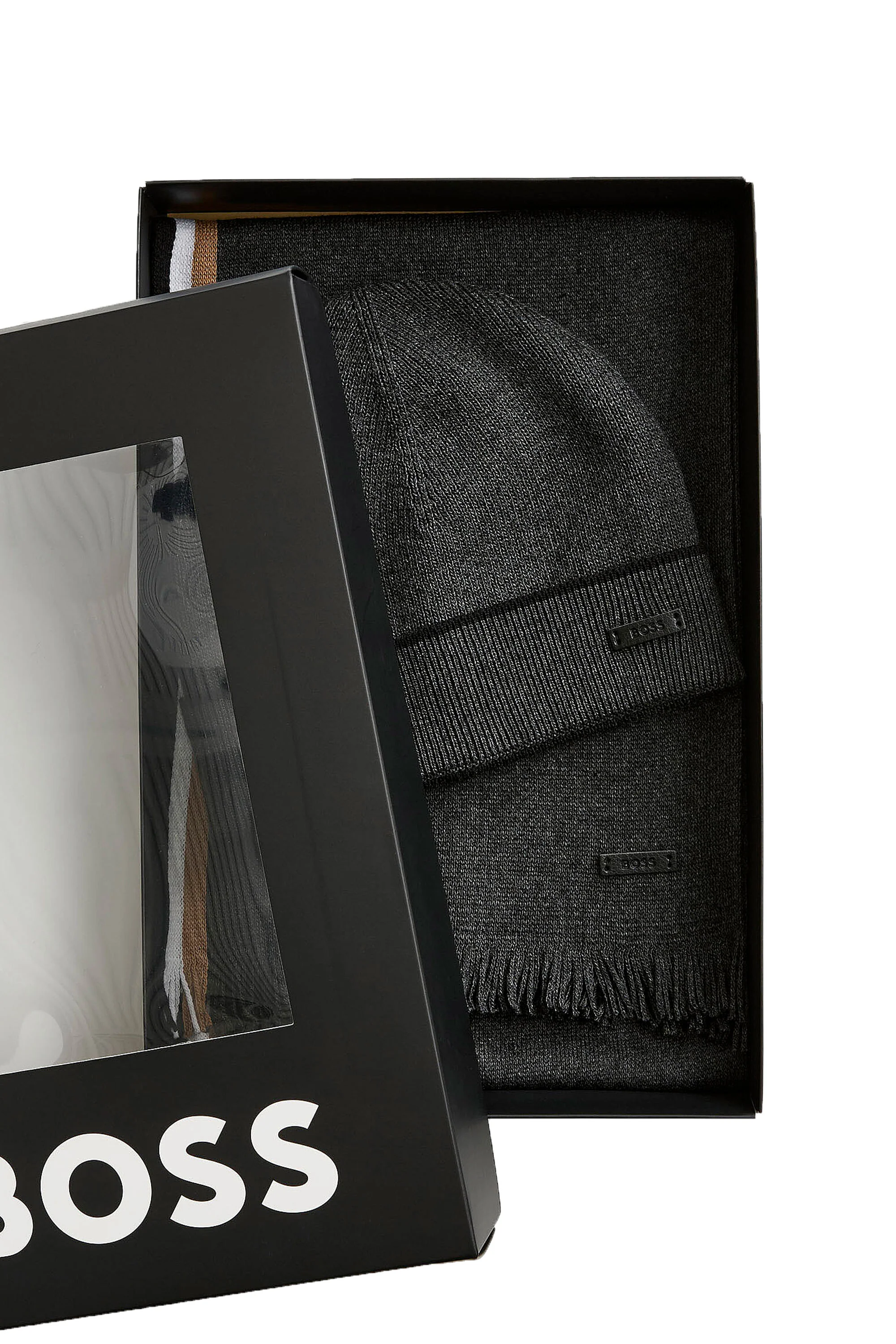 Boss Black HENZO SCARF MEDIUM GREY - Image 2