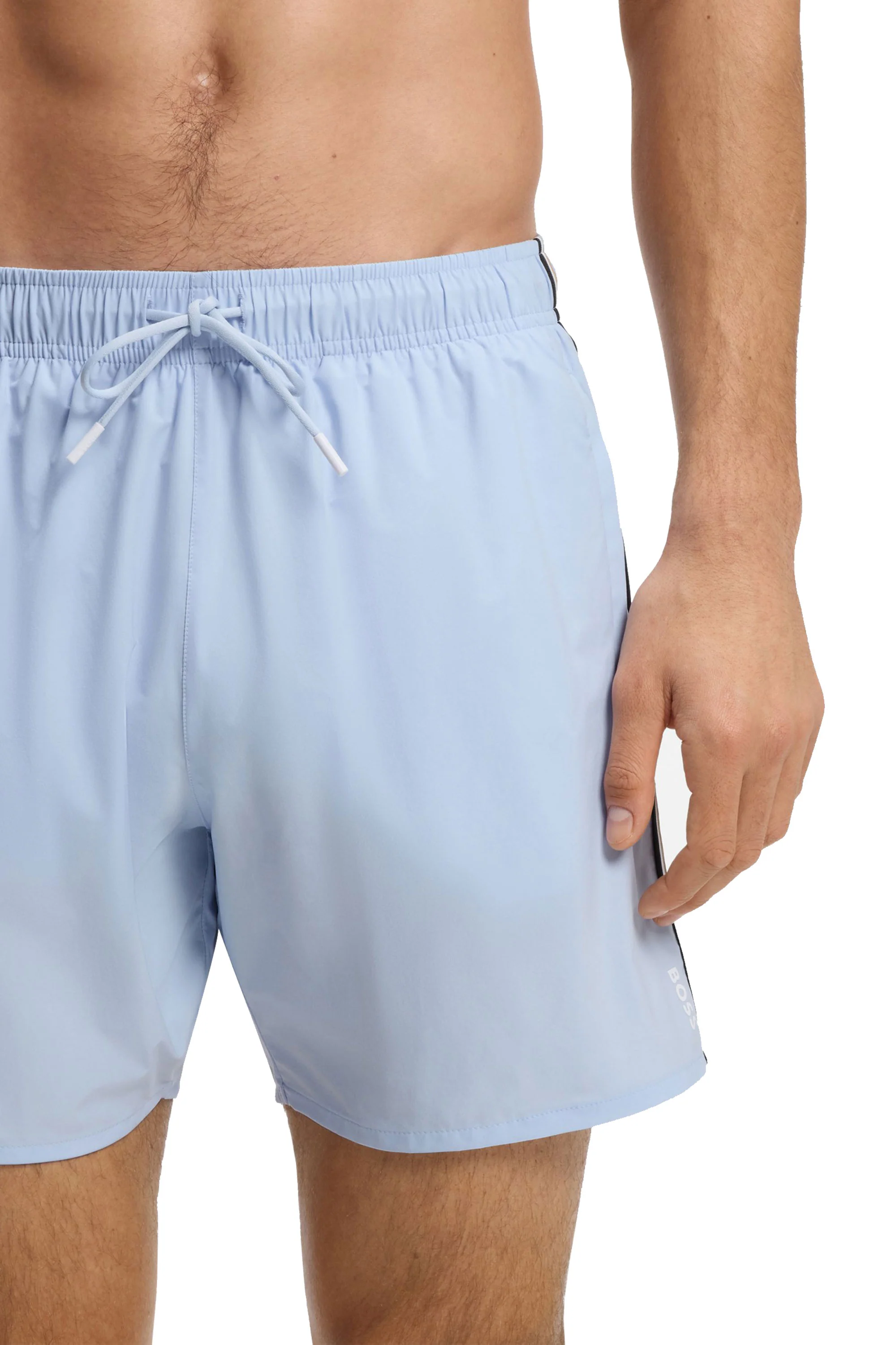 Boss Black BOSS ICONIC SWIM SHORTS LIGHT PASTEL BLUE - Image 2
