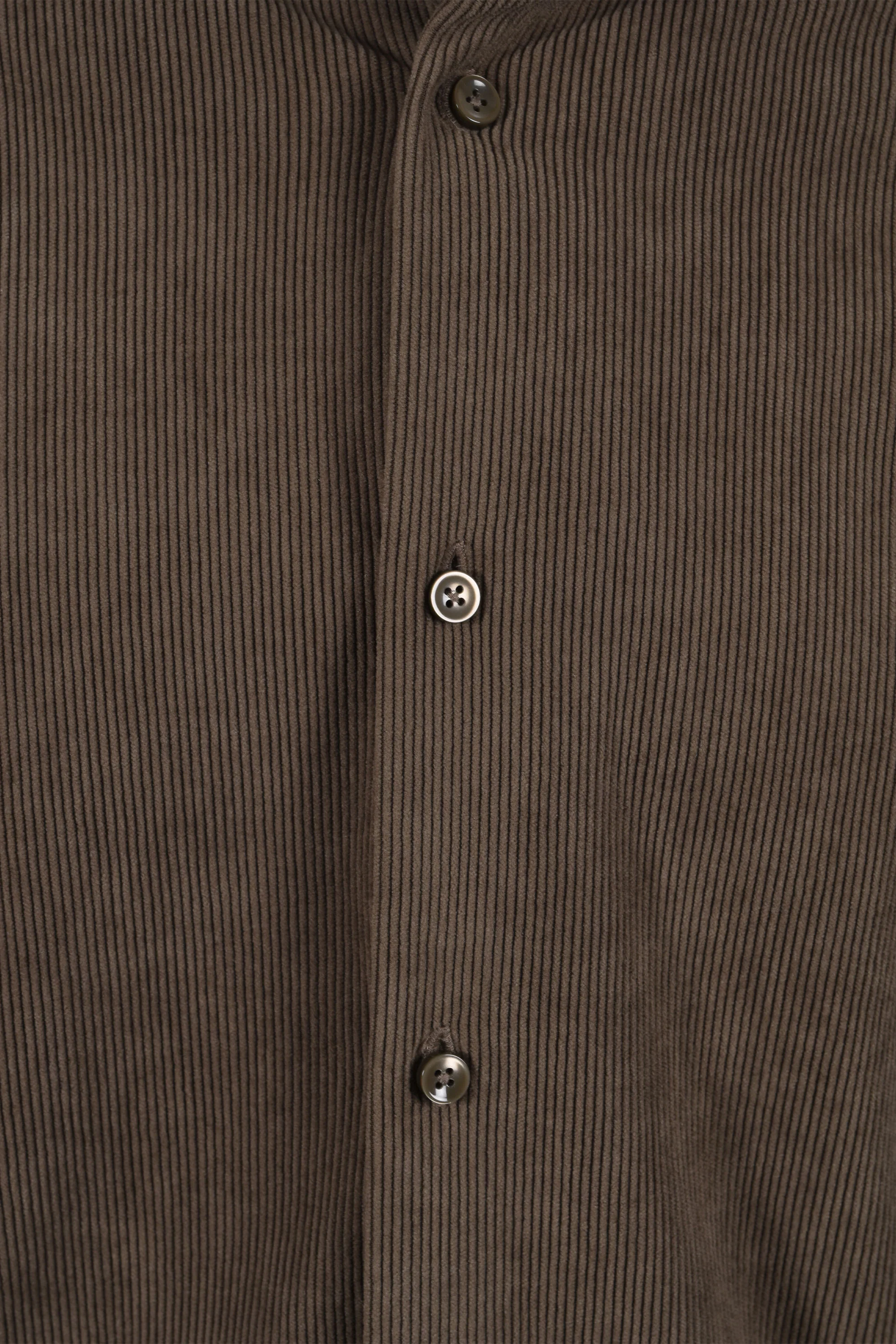 BOSS BLACK KENT CORDUROY SHIRT OPEN BROWN - Image 3