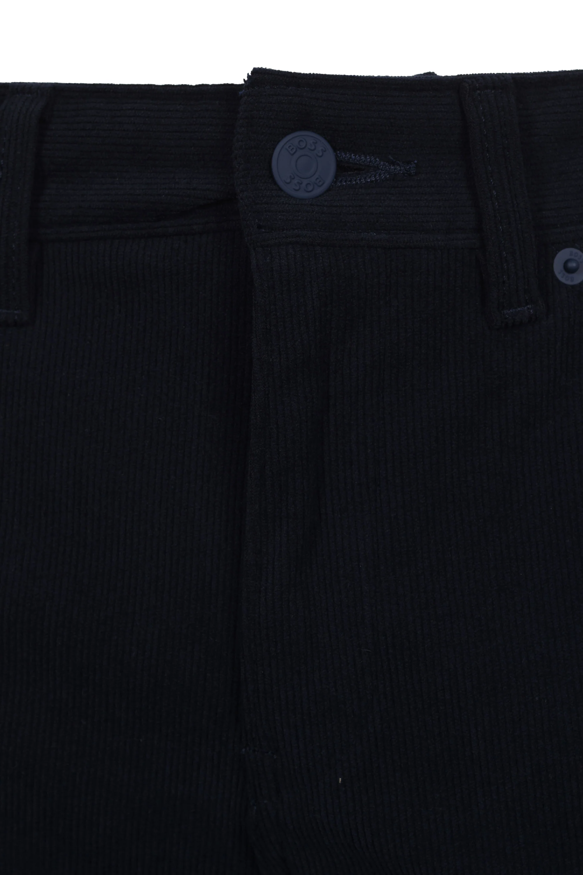 Boss Black Delaware Corduroy Trouser Dark Blue - Image 3