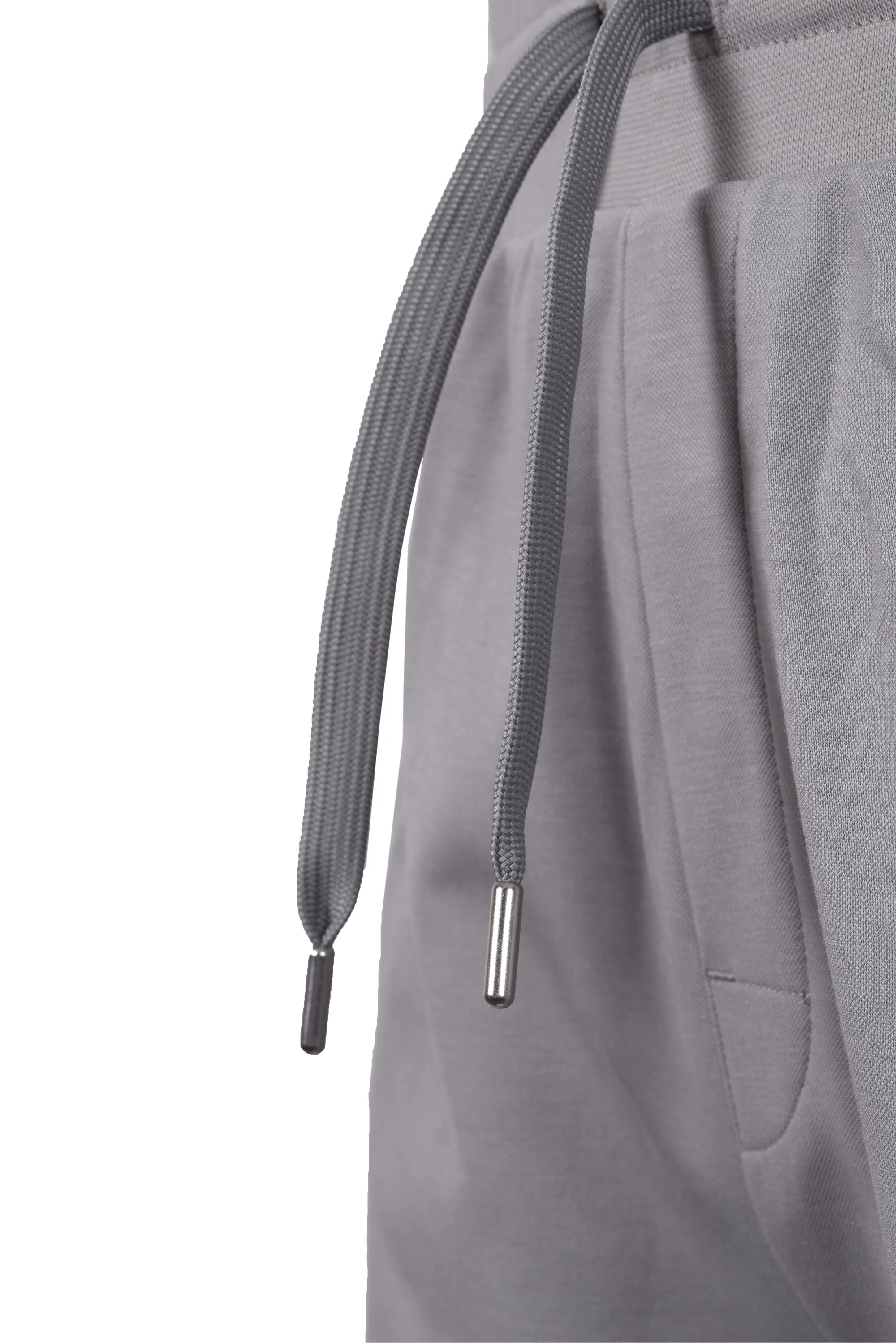 Boss Tracksuit Shorts Light Pastel Grey - Image 3