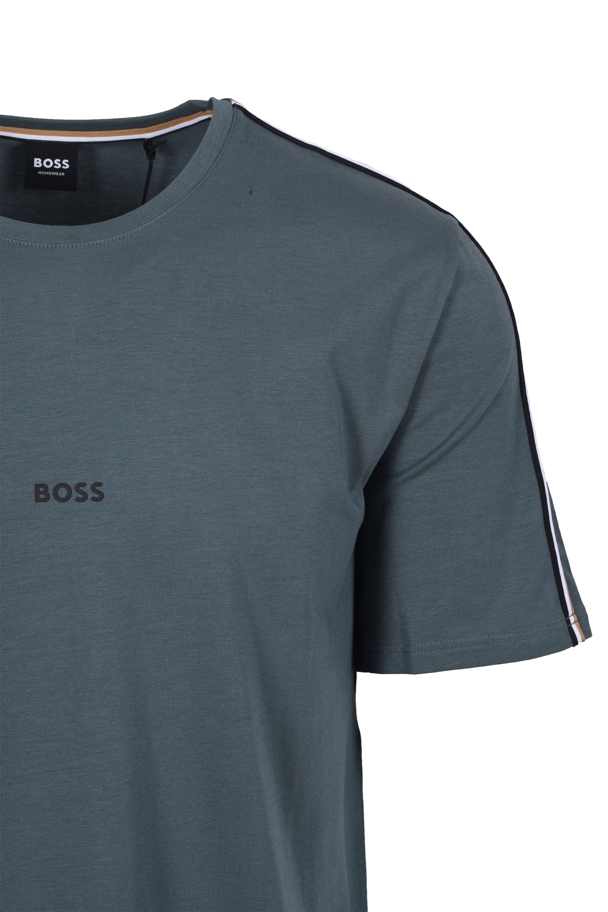 Boss Black UNIQUE T-SHIRT DARK GREEN - Image 2