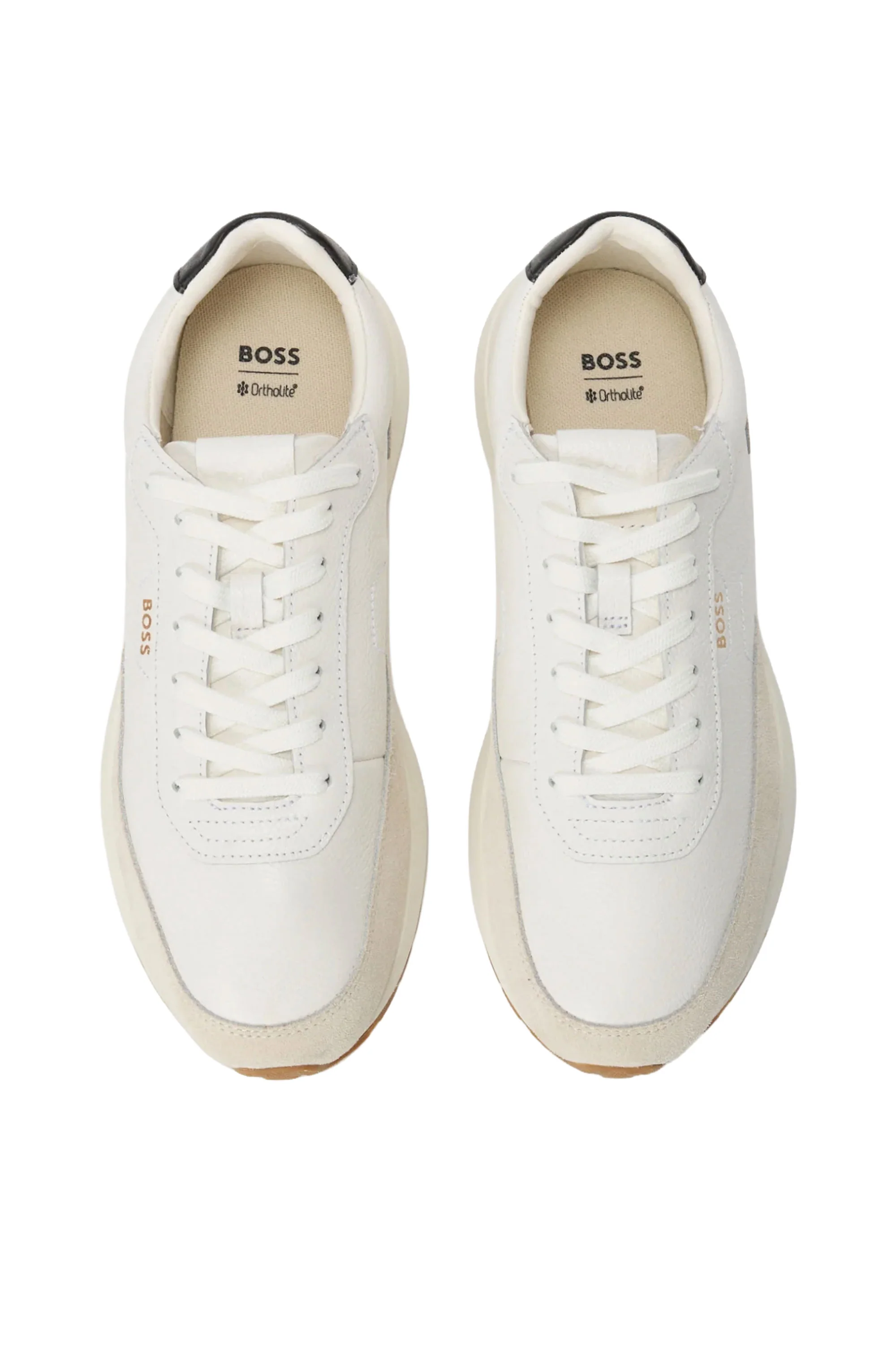 BOSS BLACK VINSTON TRAINERS OPEN WHITE - Image 2