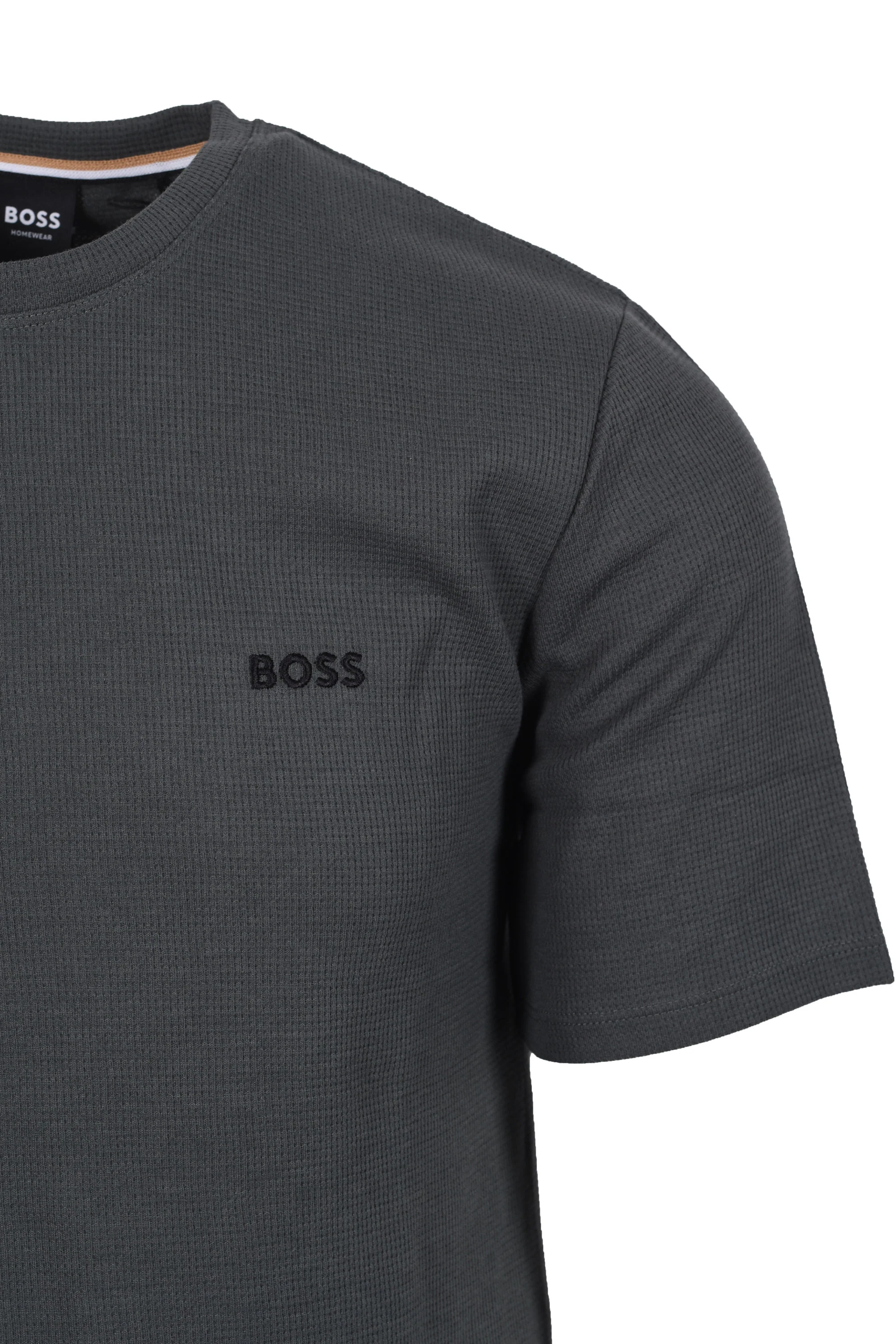Boss Black WAFFLE T-SHIRT OPEN GREEN - Image 2
