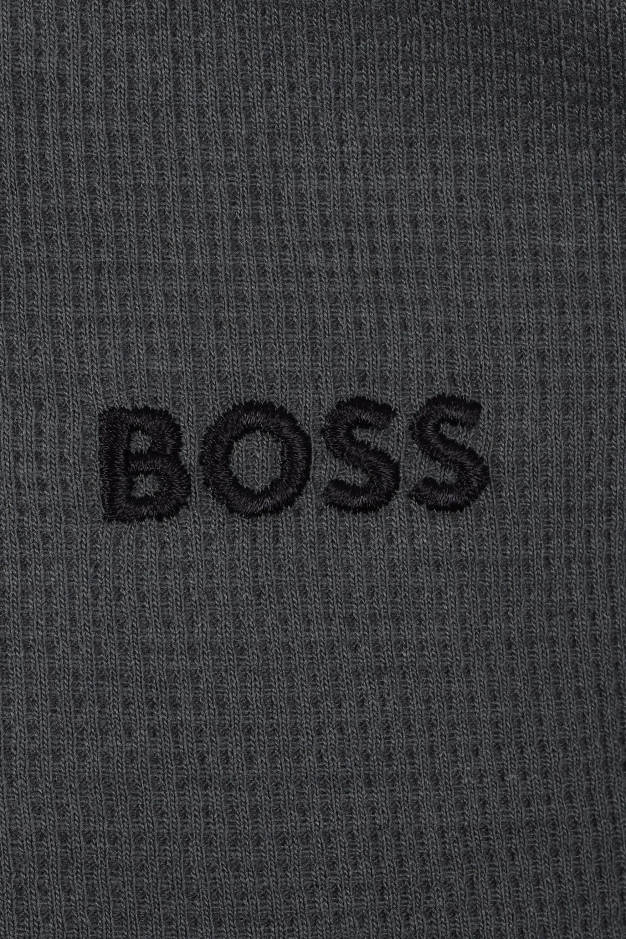 Boss Black WAFFLE T-SHIRT OPEN GREEN - Image 3