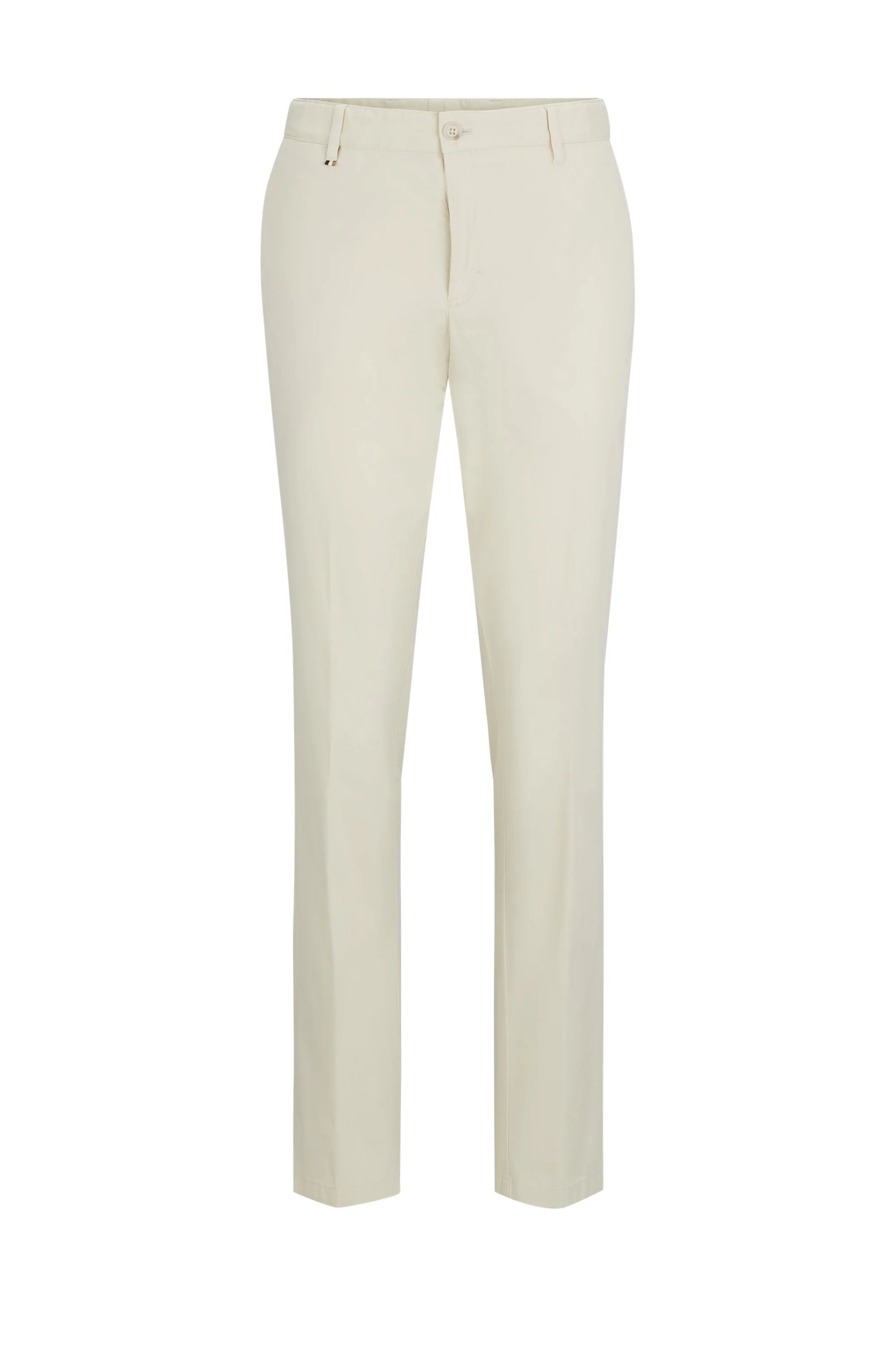 Boss Black c-genius-w-2337 Cotton Trousers Open White