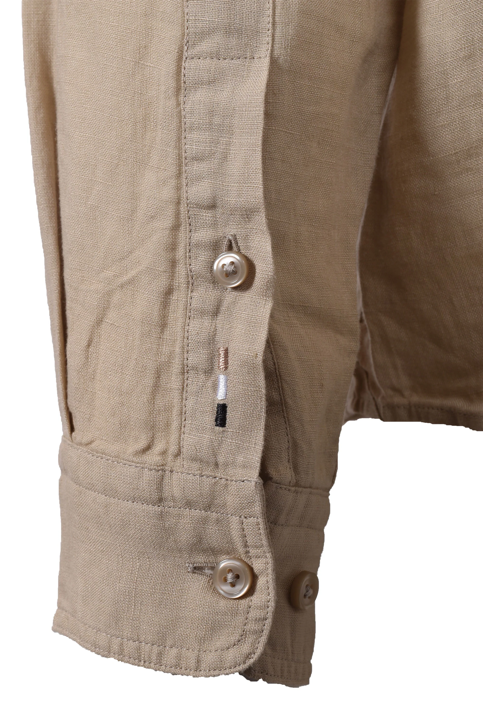 Boss Black H-Liam-Kenb-2P-C-244 Long sleeved Shirt Light Beige - Image 5