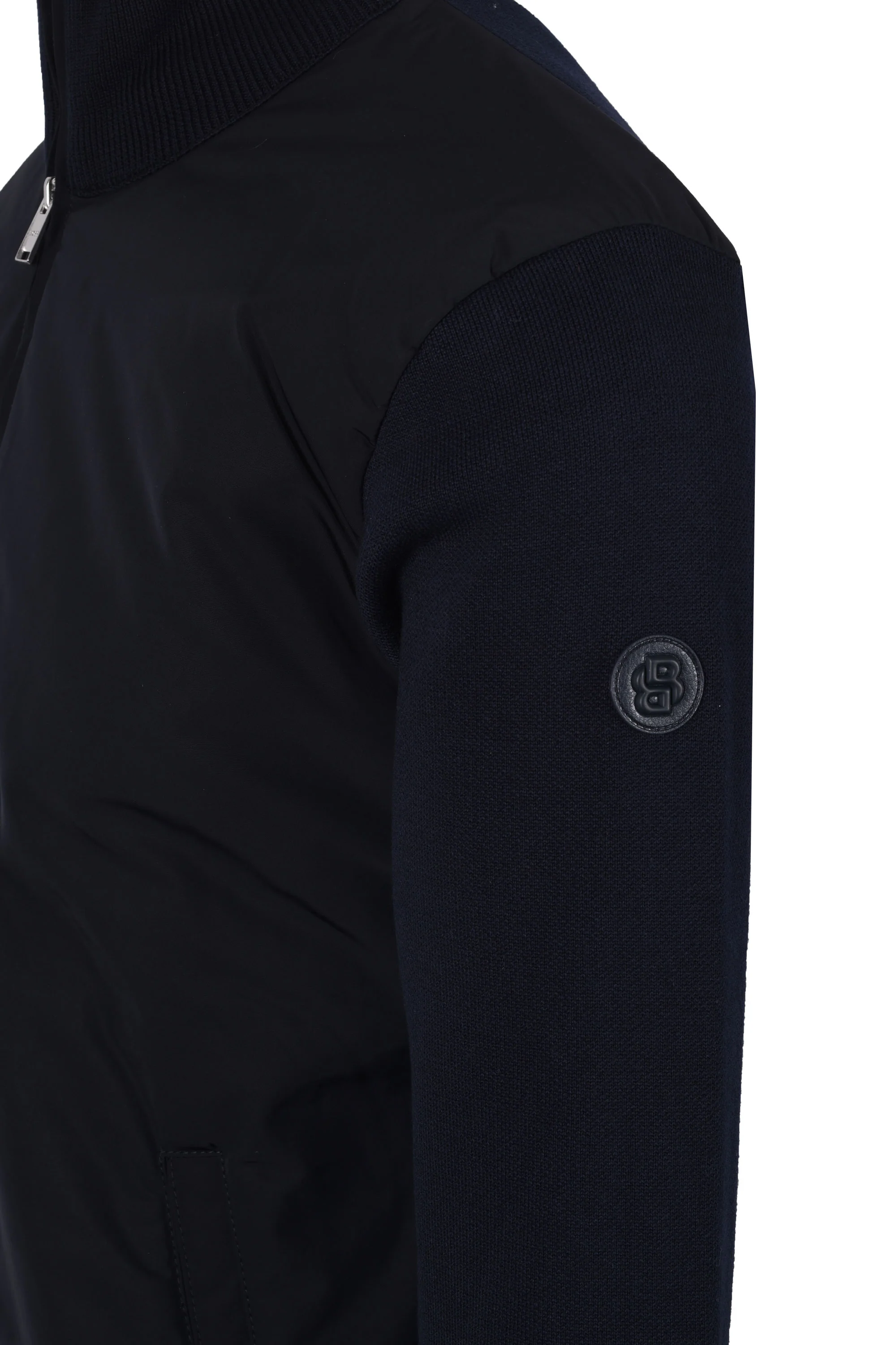 Boss Black Ibaio Mix-Media Jacket Dark Blue - Image 3