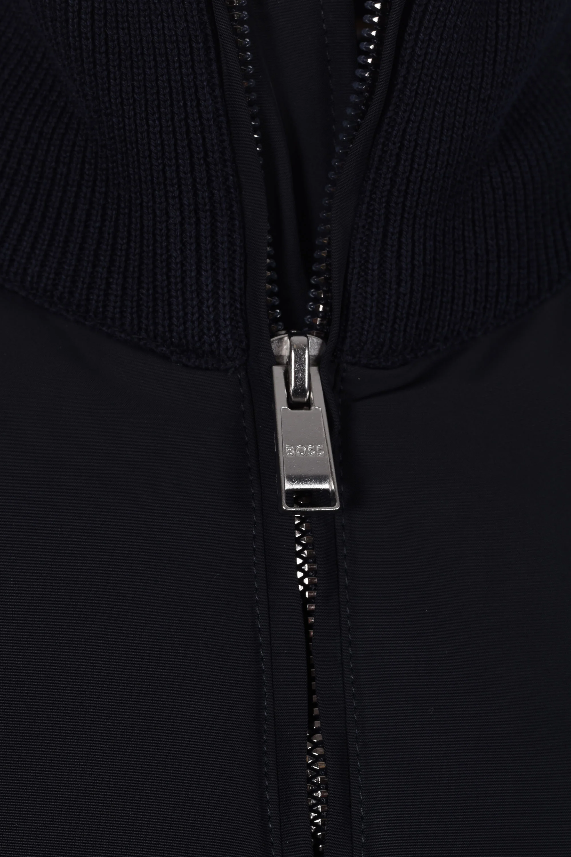 Boss Black Ibaio Mix-Media Jacket Dark Blue - Image 4