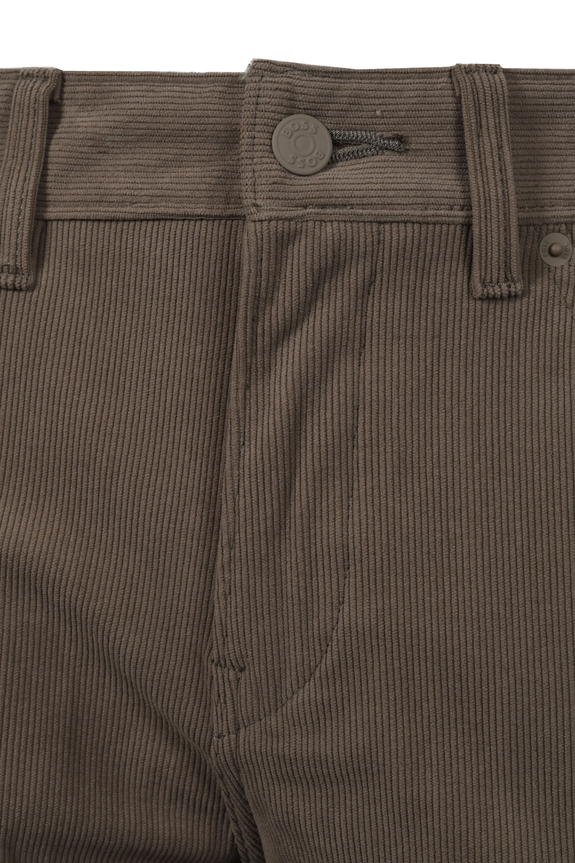 BOSS Delaware Corduroy Trouser Open Brown - Image 3