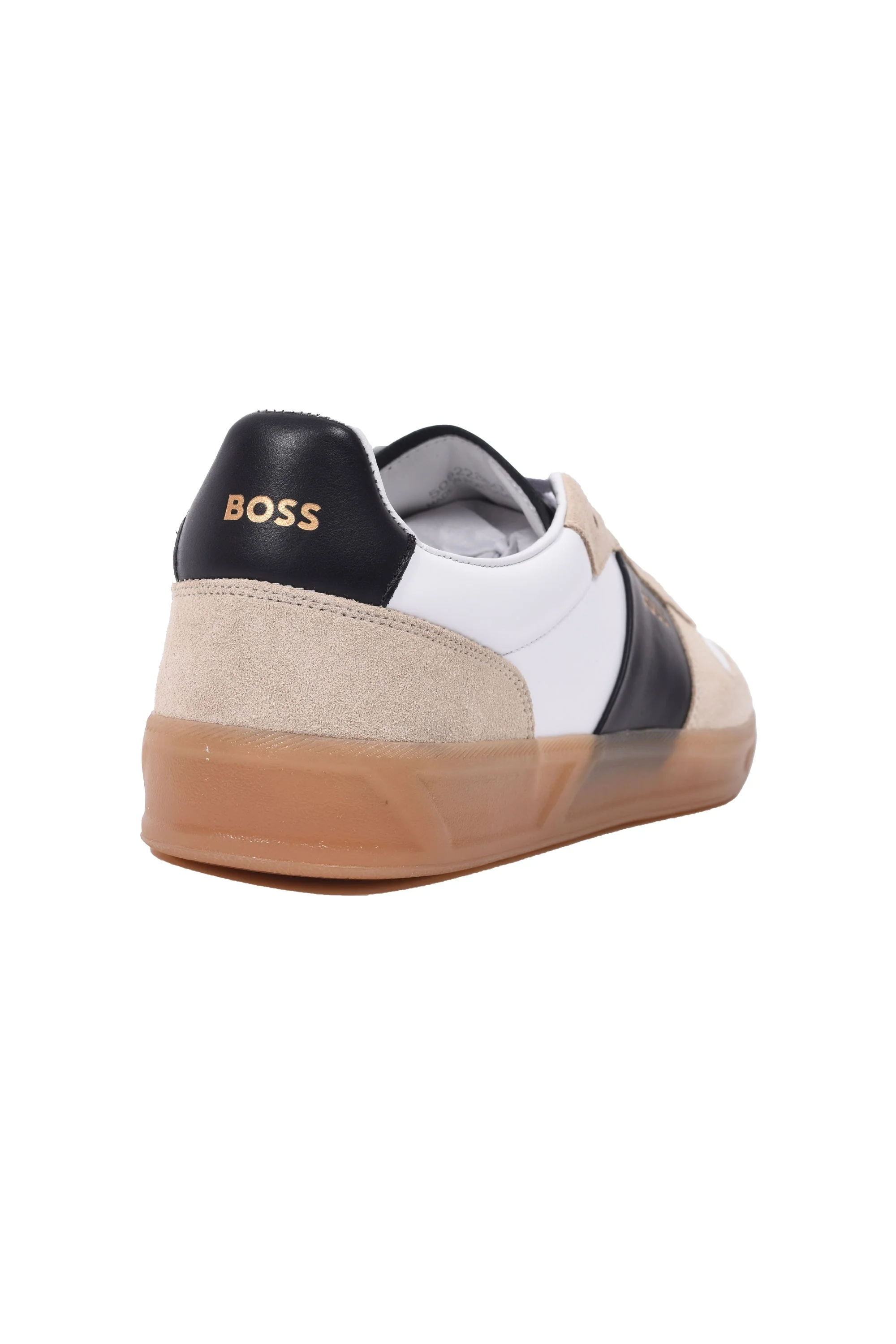 BOSS Black Brandon Tenn sdvlt Trainers Open Beige - Image 3