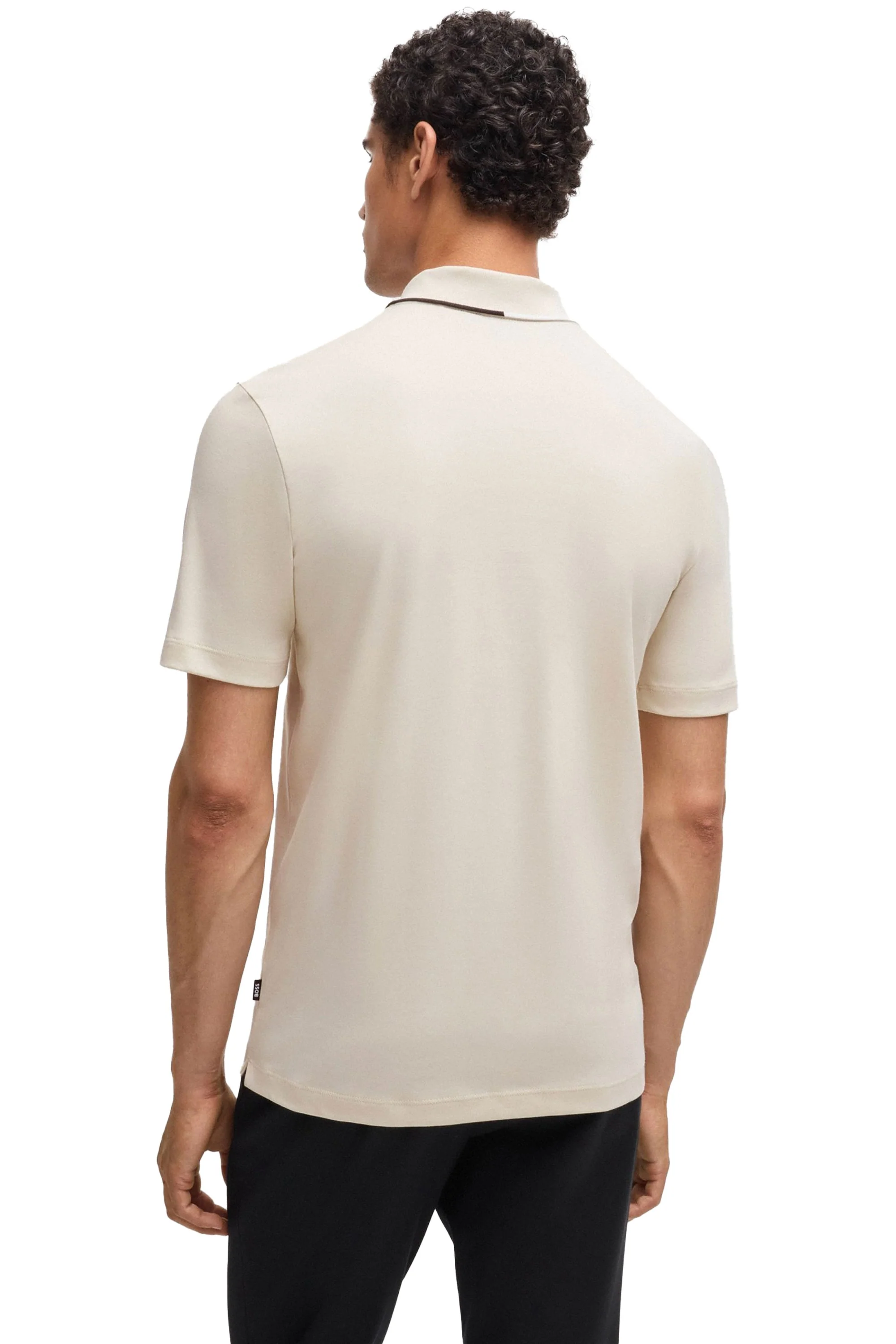 Boss C-paras 30 Polo Shirt Open White - Image 3
