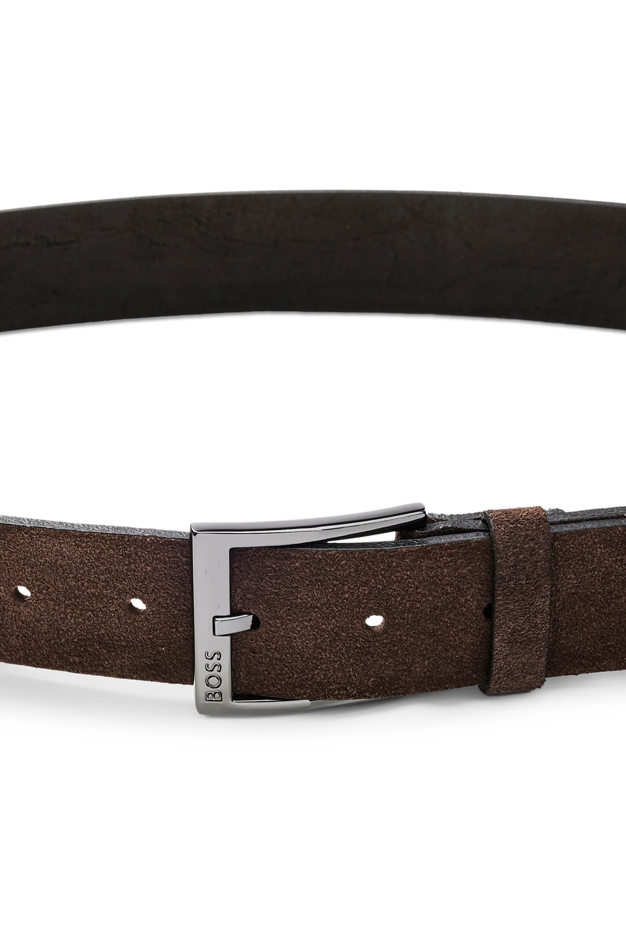 Boss Black Elloy Leather Belt Dark Brown - Image 3