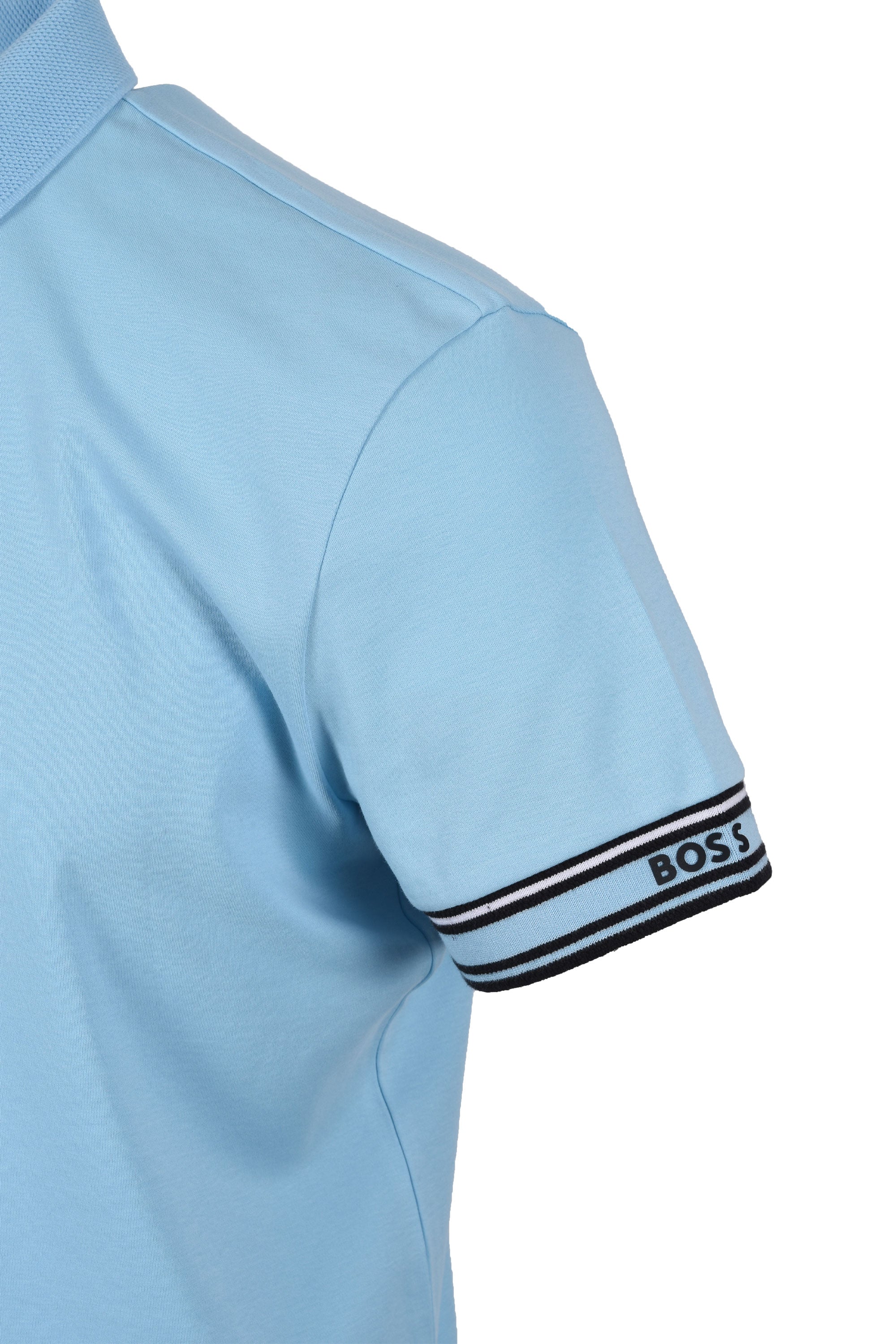 Boss Green Polo Zone Light Pastel Blue - Image 3