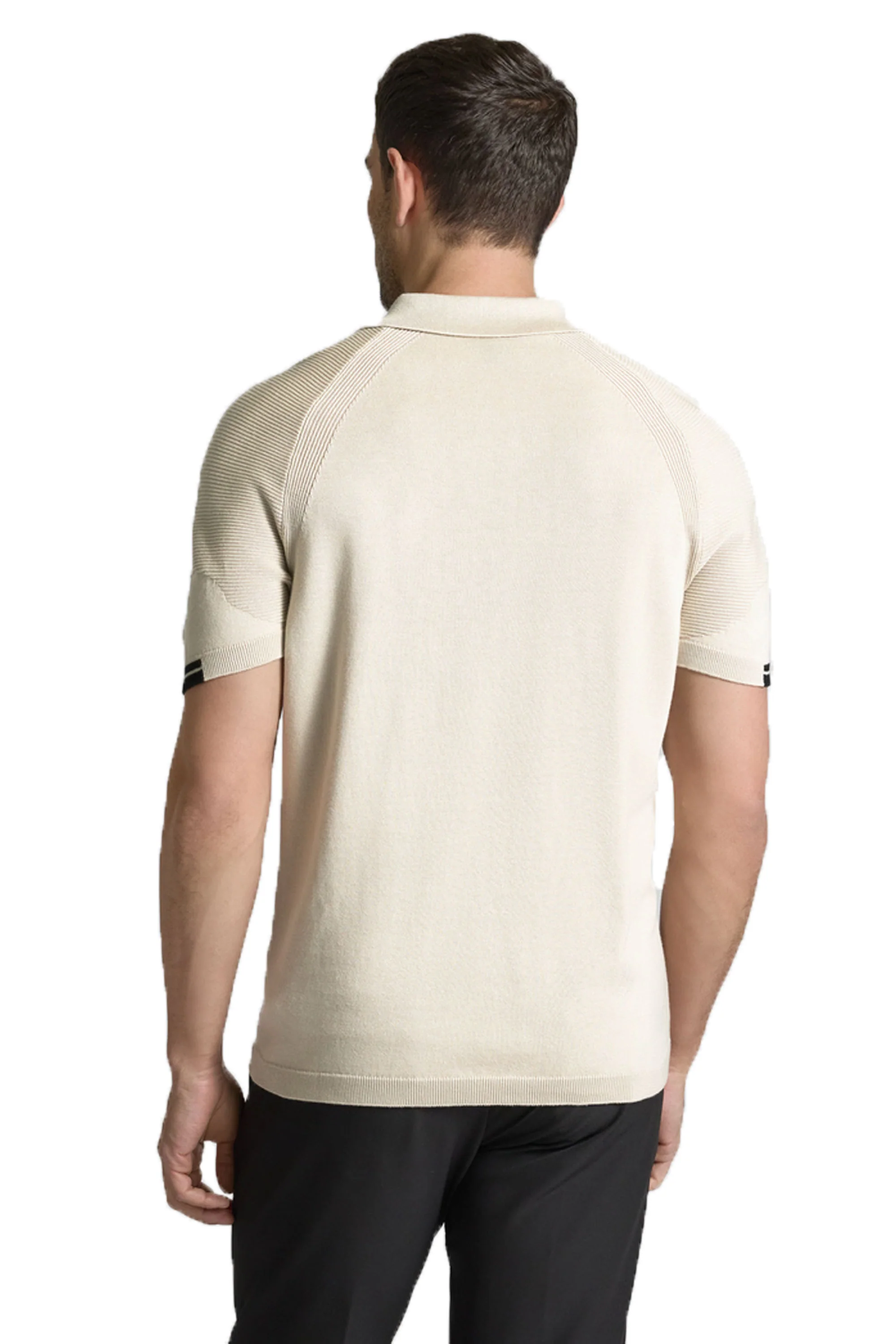 Boss Green K_Perform-Max_PL Half Zip Polo Open Beige - Image 3