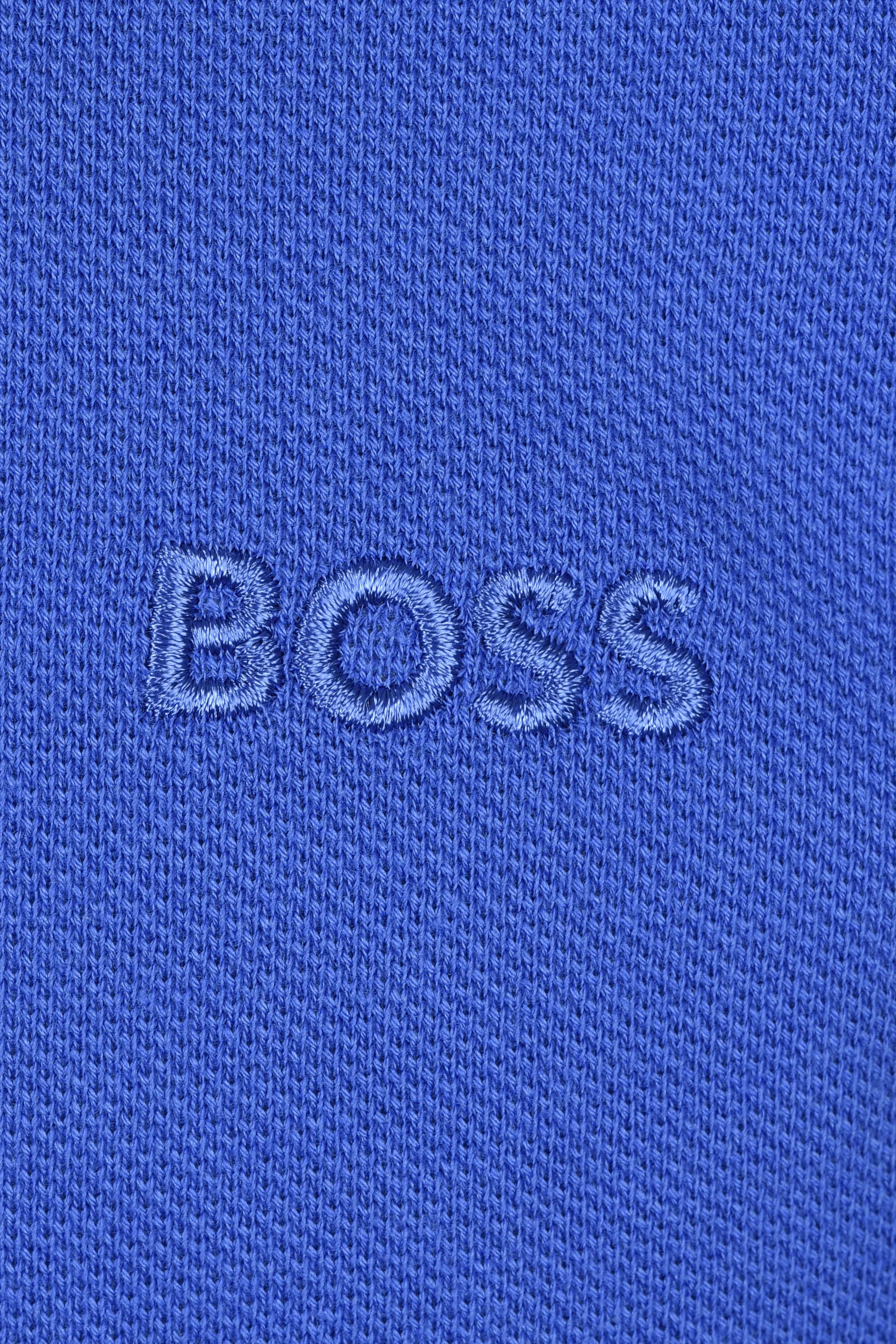 Boss Green Paddy Polo Shirt Medium Blue - Image 3