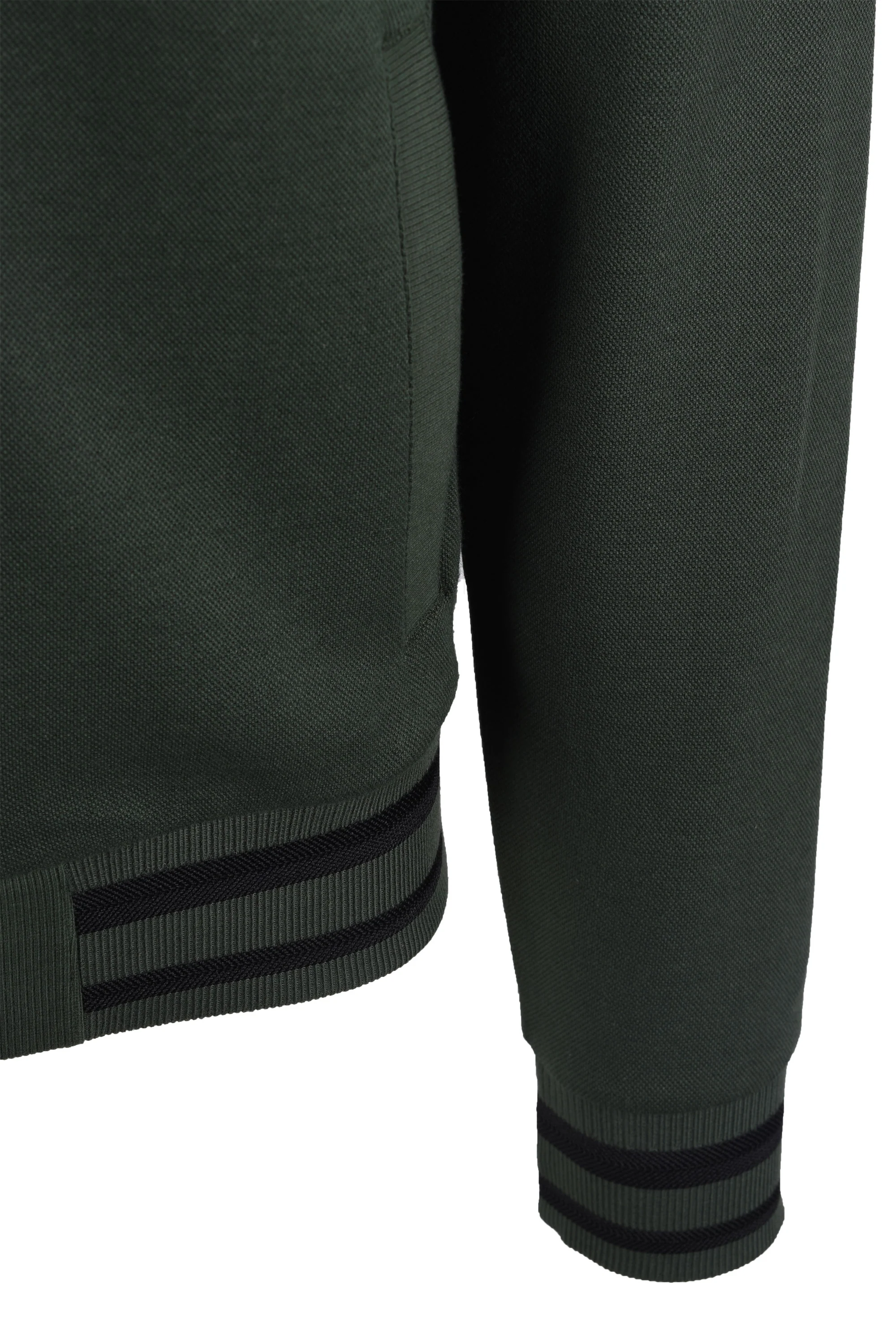 Boss Green Seth Heritage Full Zip Knitwear Open Green - Image 5