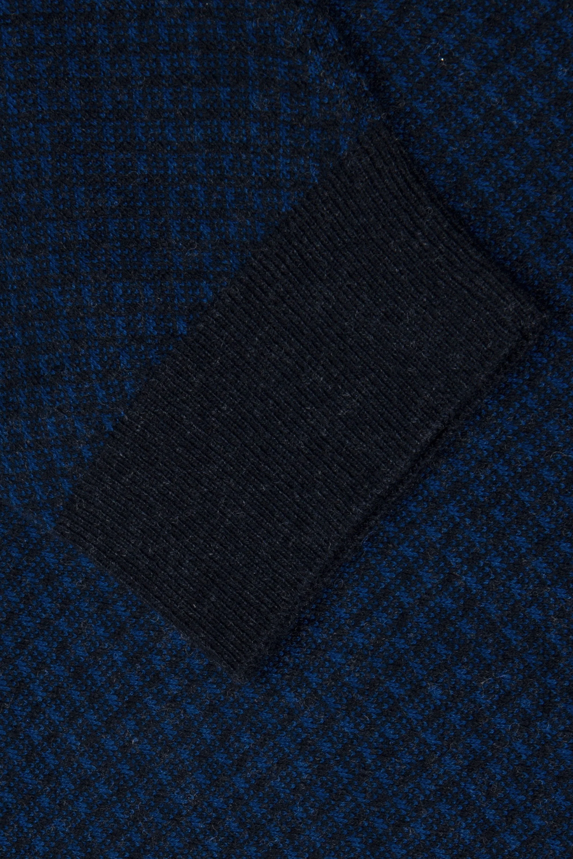 Boss H-eltorino Half Zip Knitwear Dark Blue - Image 3