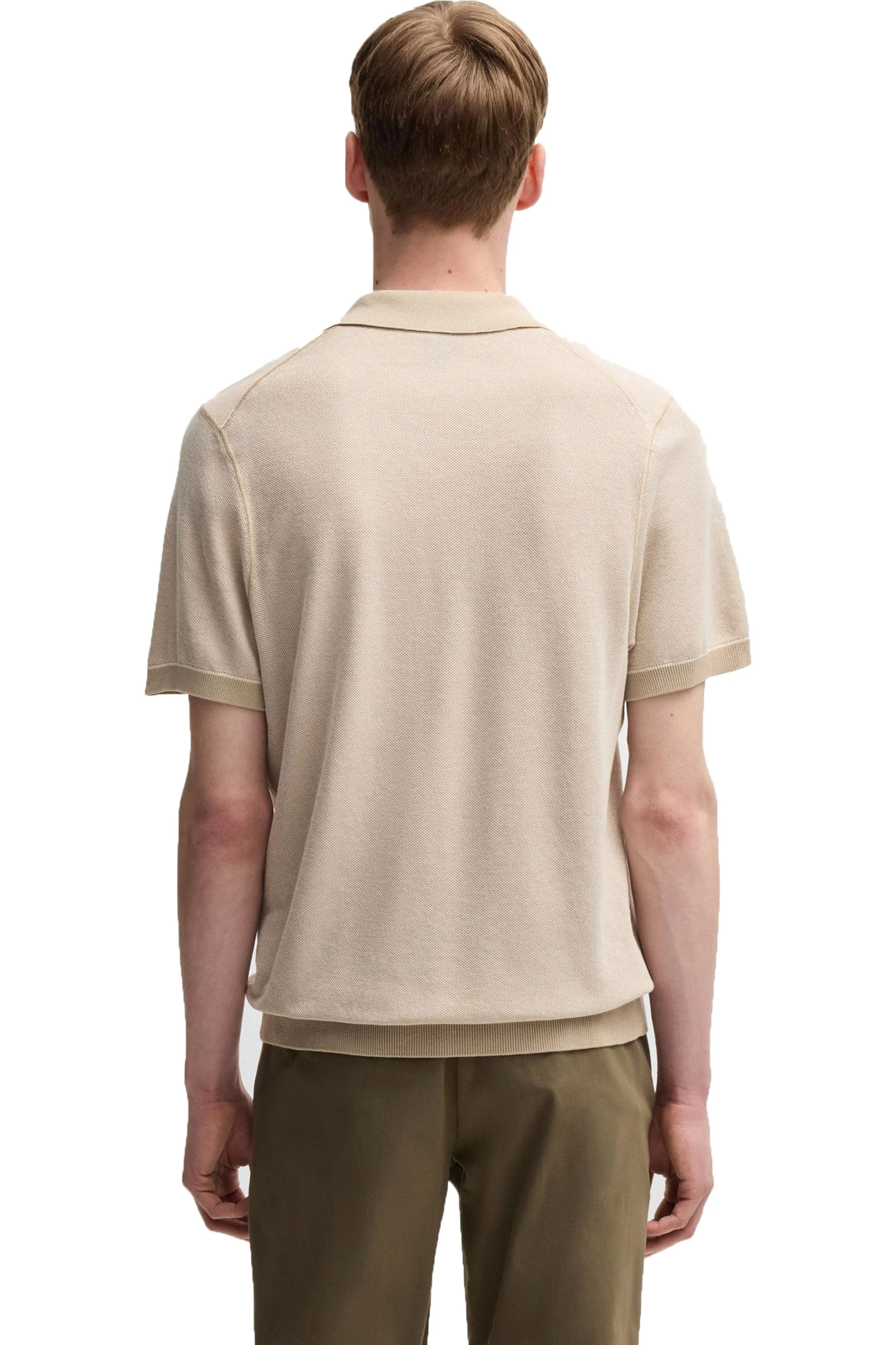 Boss H-jianluca Polo Shirt Open White - Image 4