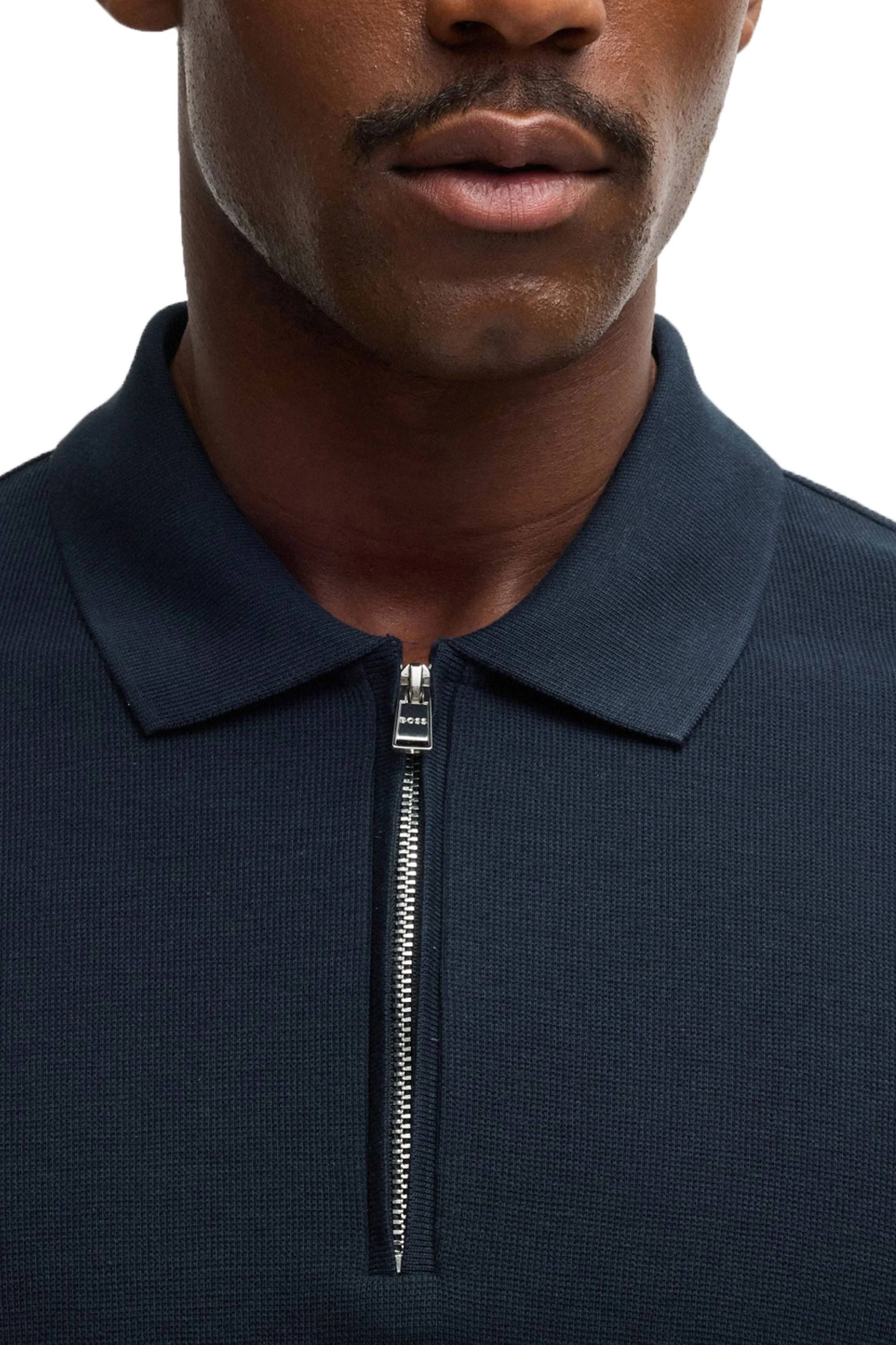 Boss H-paras 120 Polo Shirt Dark Blue - Image 2