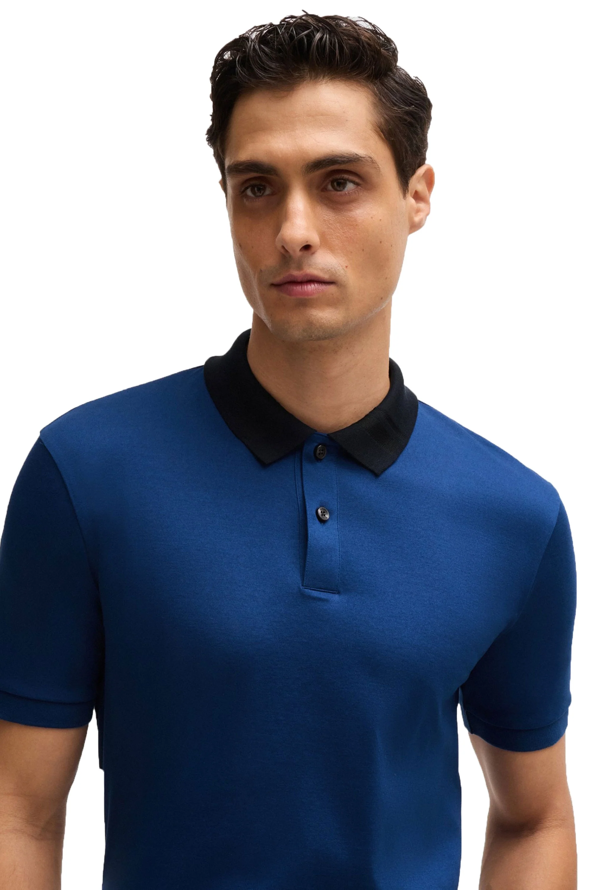 Boss H-Phillipson 117 Polo Shirt Open Blue - Image 2