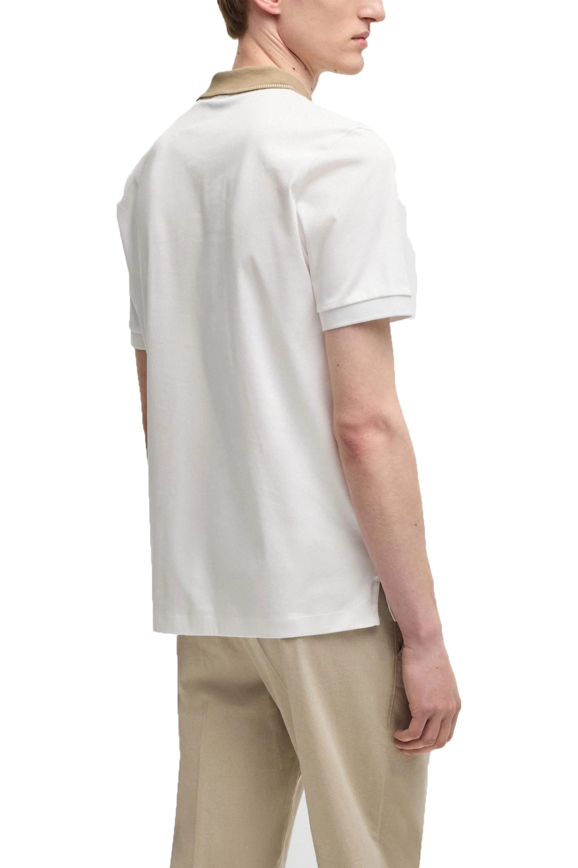 Boss H-Phillipson 199 Polo Shirt Natural - Image 3