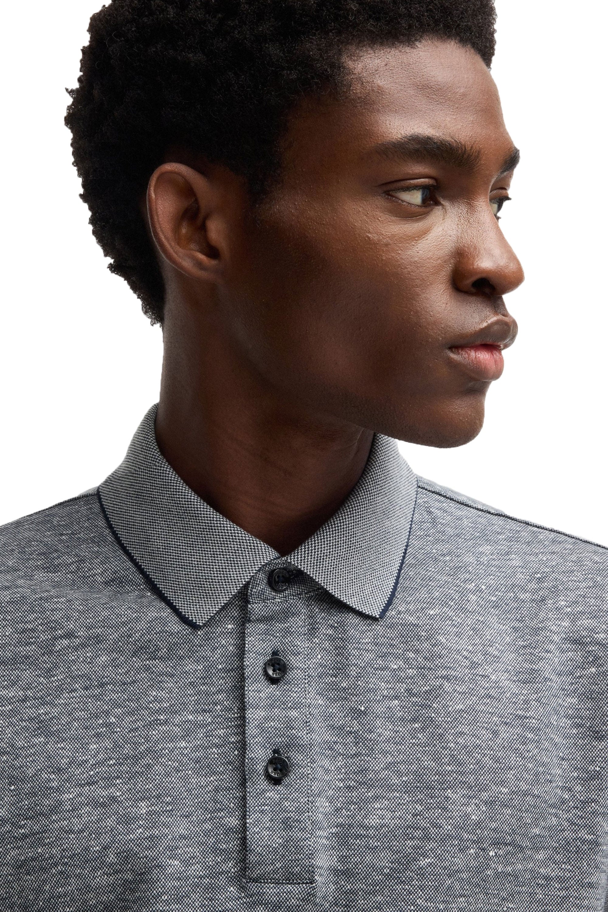 Boss H-press 28 Polo Shirt Dark Blue - Image 2