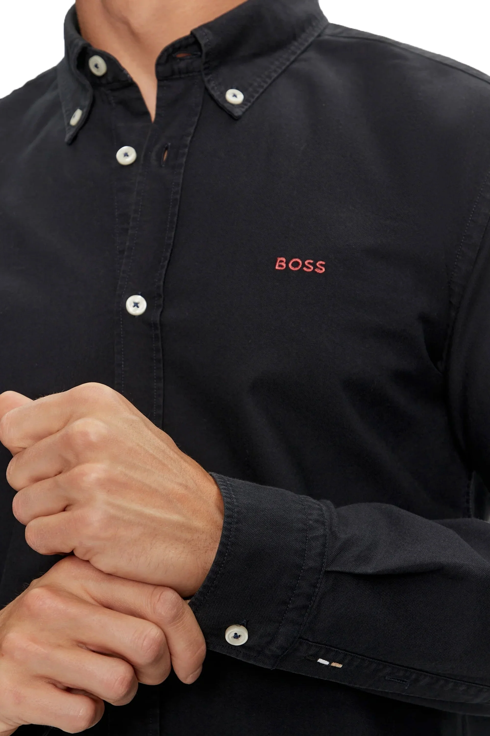 Boss H-roan-bd-e-c1-243 Casual Shirt Dark Blue - Image 2