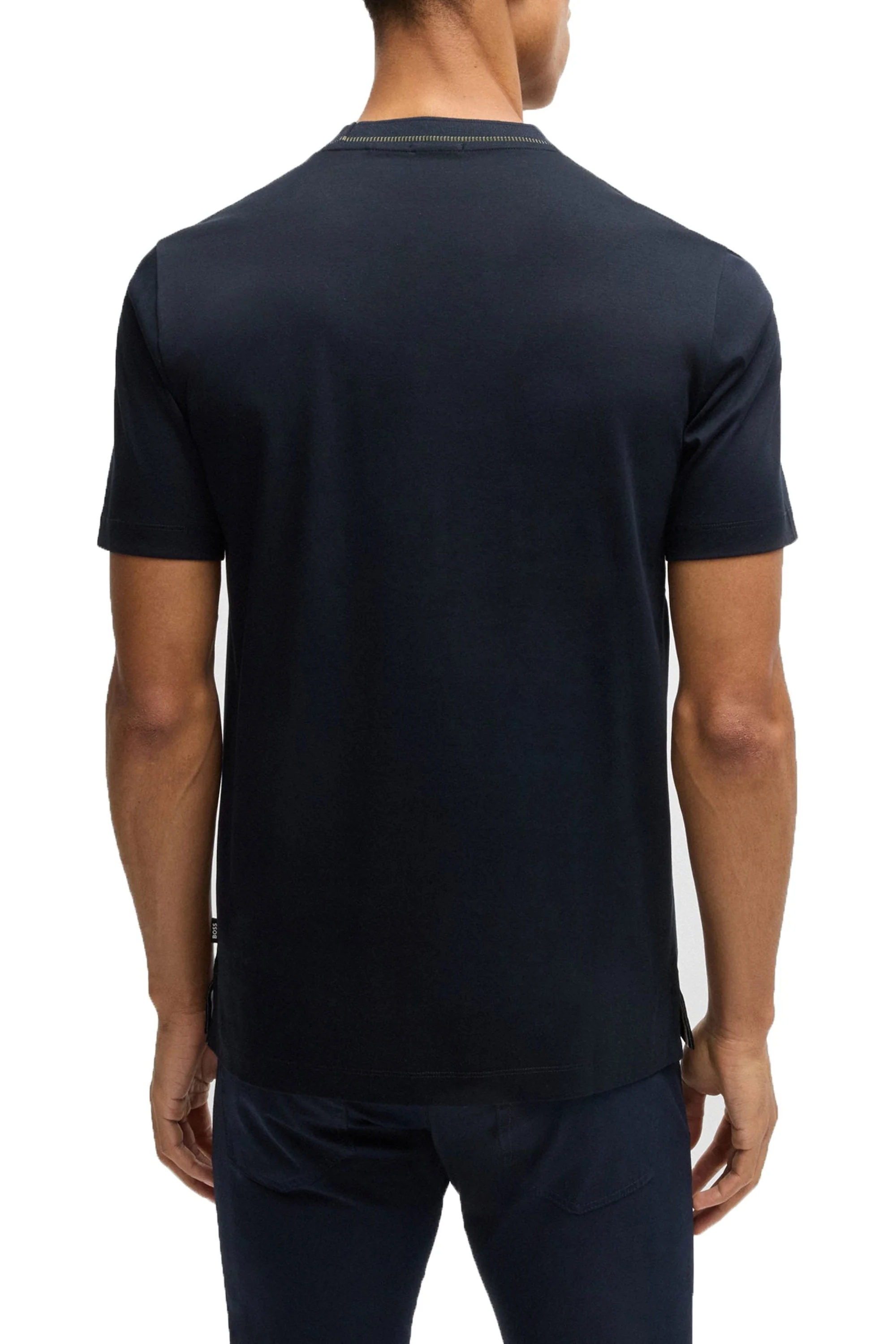 Boss H-tessler 199 T-Shirt Navy/Green - Image 3