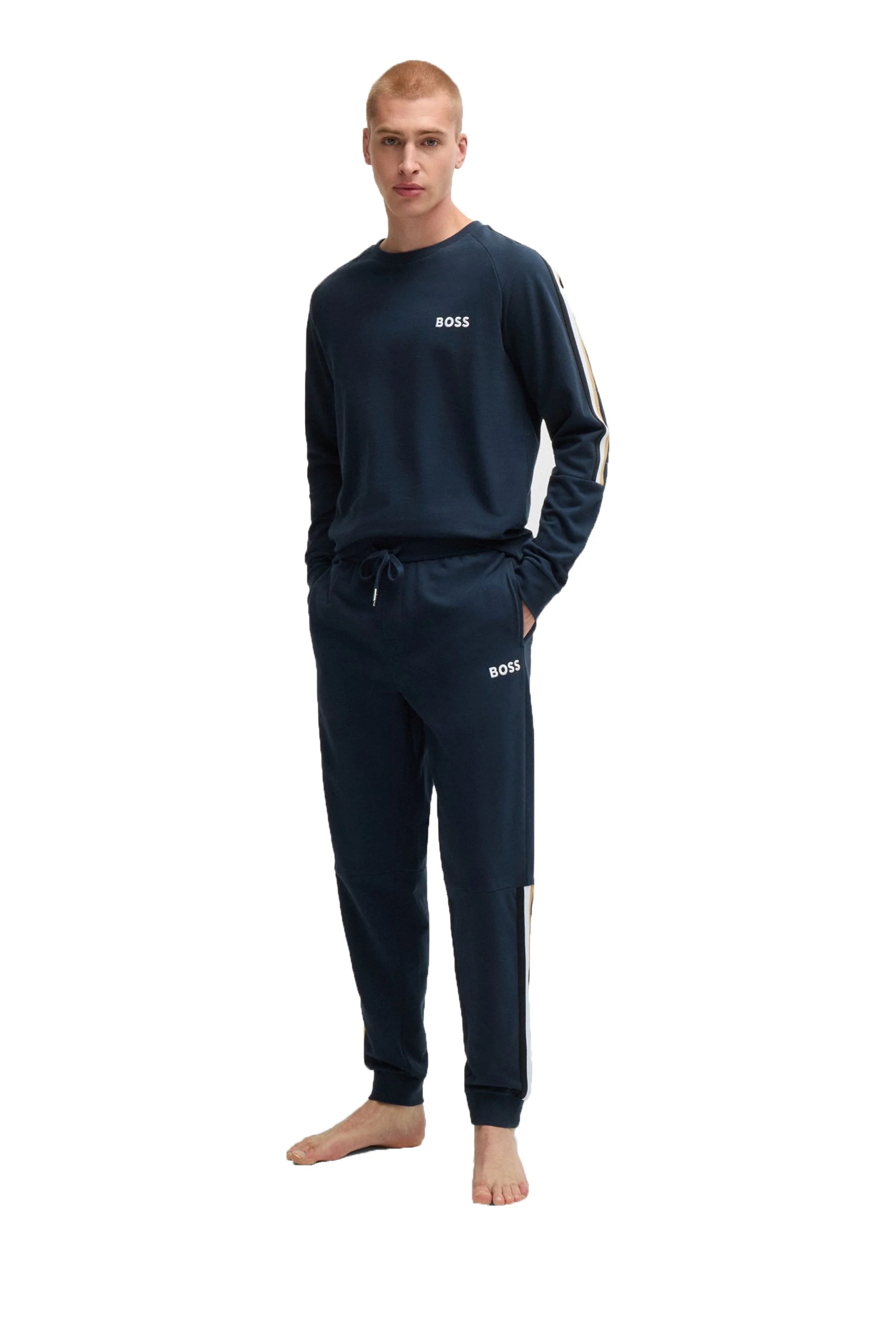 Boss Iconic Pajama Set Dark Blue - Image 2