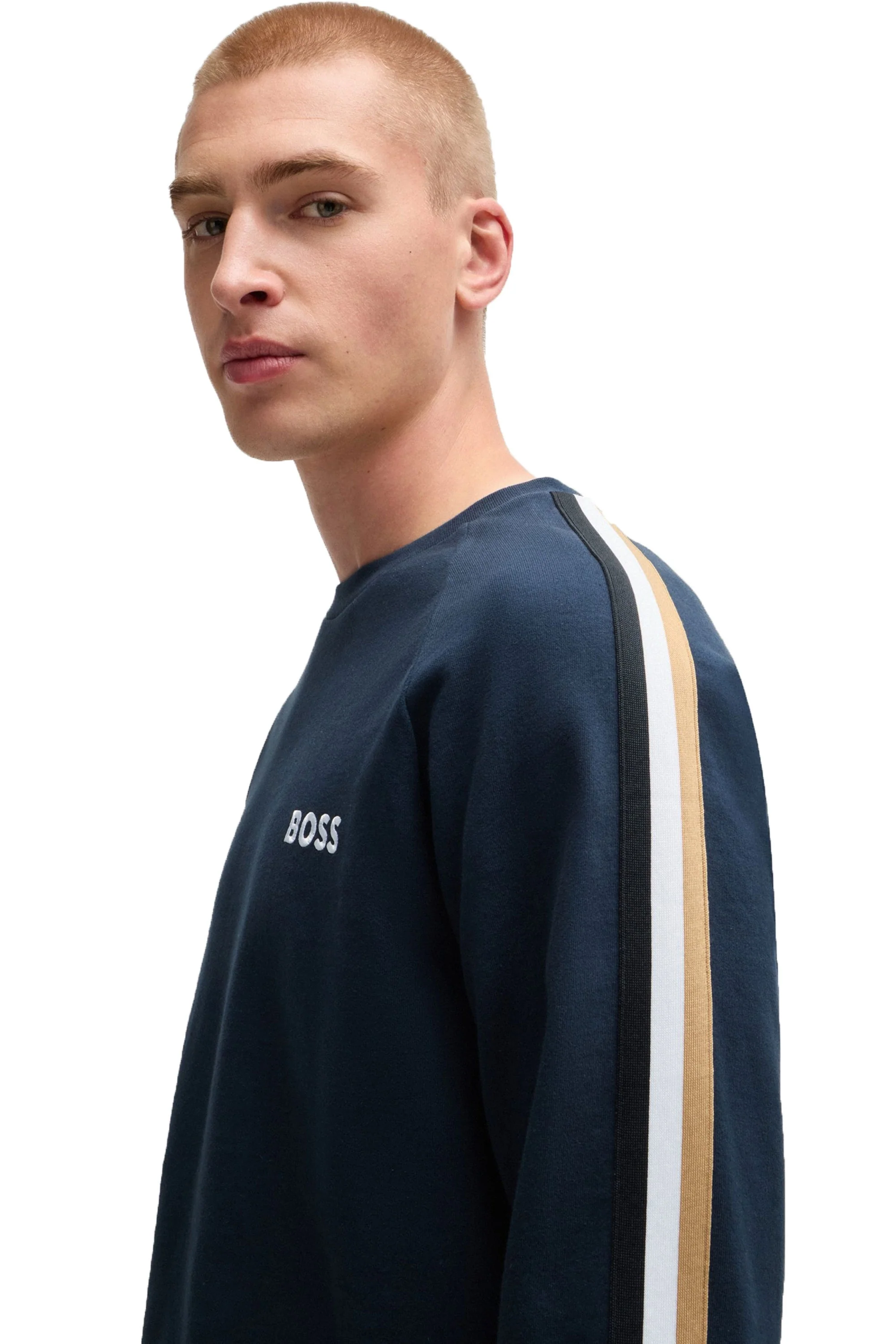 Boss Iconic Pajama Set Dark Blue - Image 3