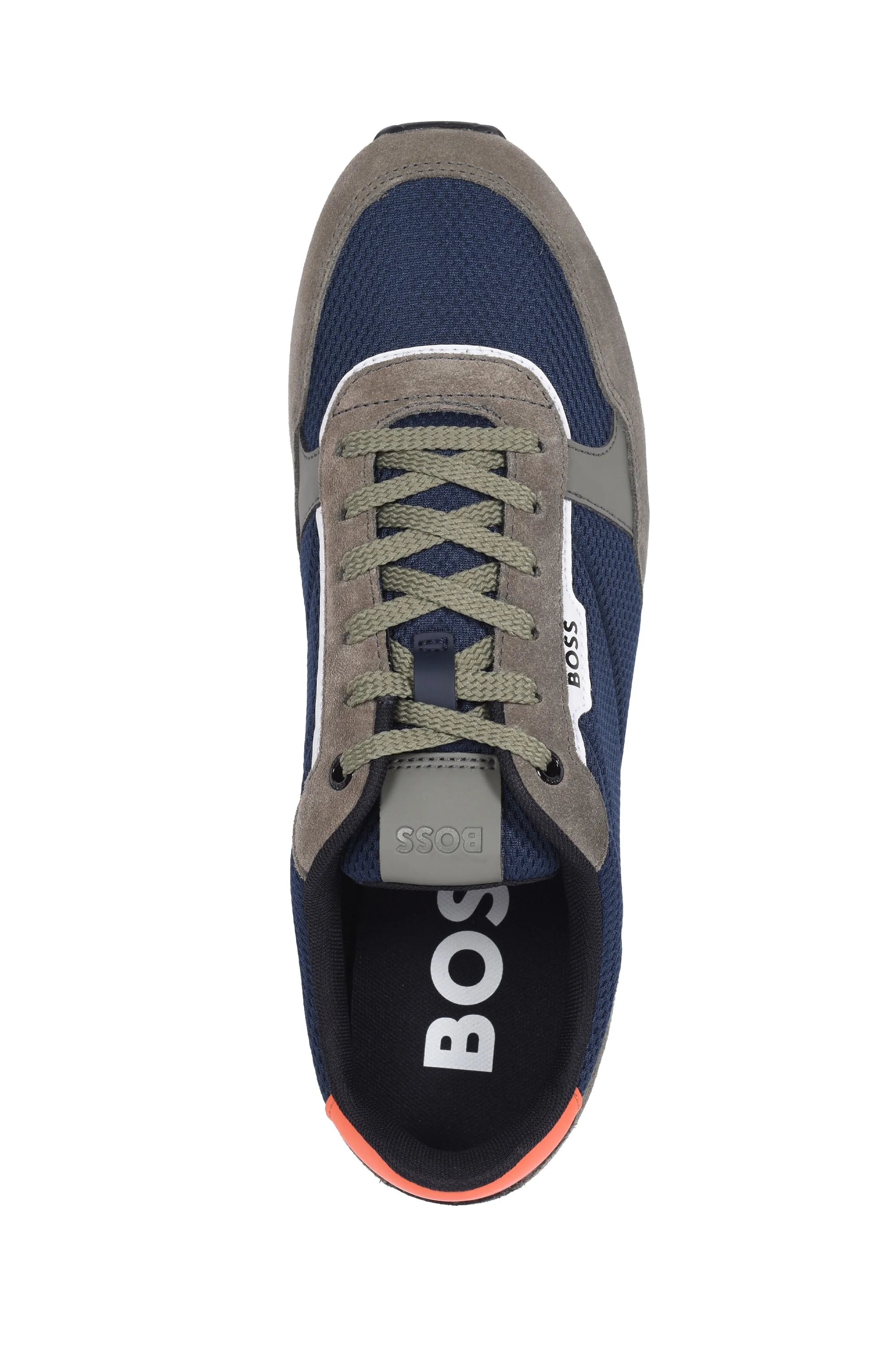 BOSS Black Kai Run Mesd Trainer Open Blue - Image 4