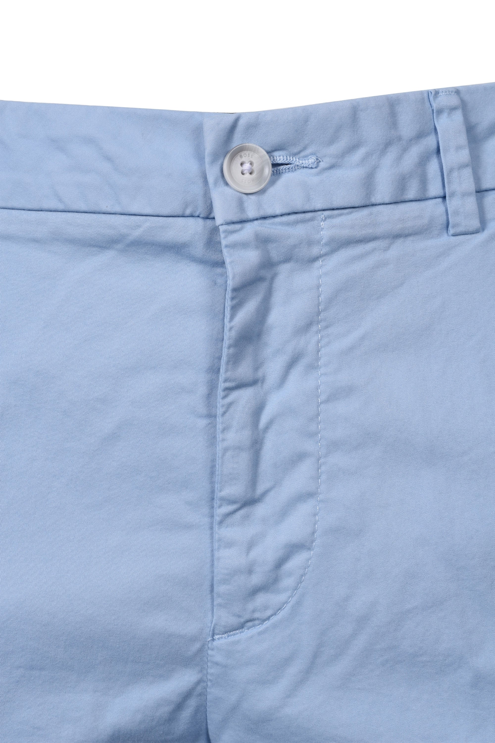 Boss Kaiton Cotton Trouser Light Pastel Blue - Image 2