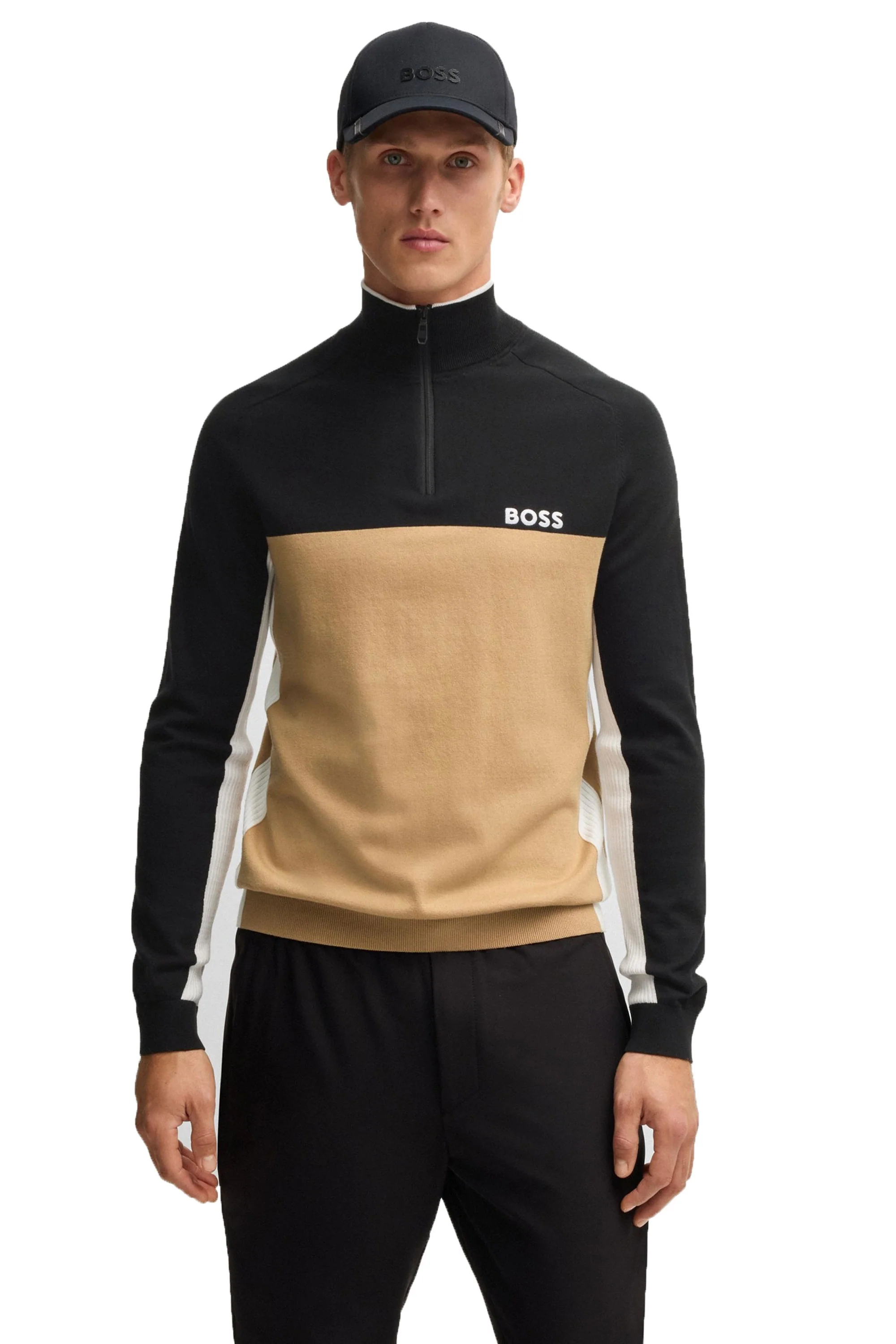 Boss K_hydro-x Half Zip Black - Image 3