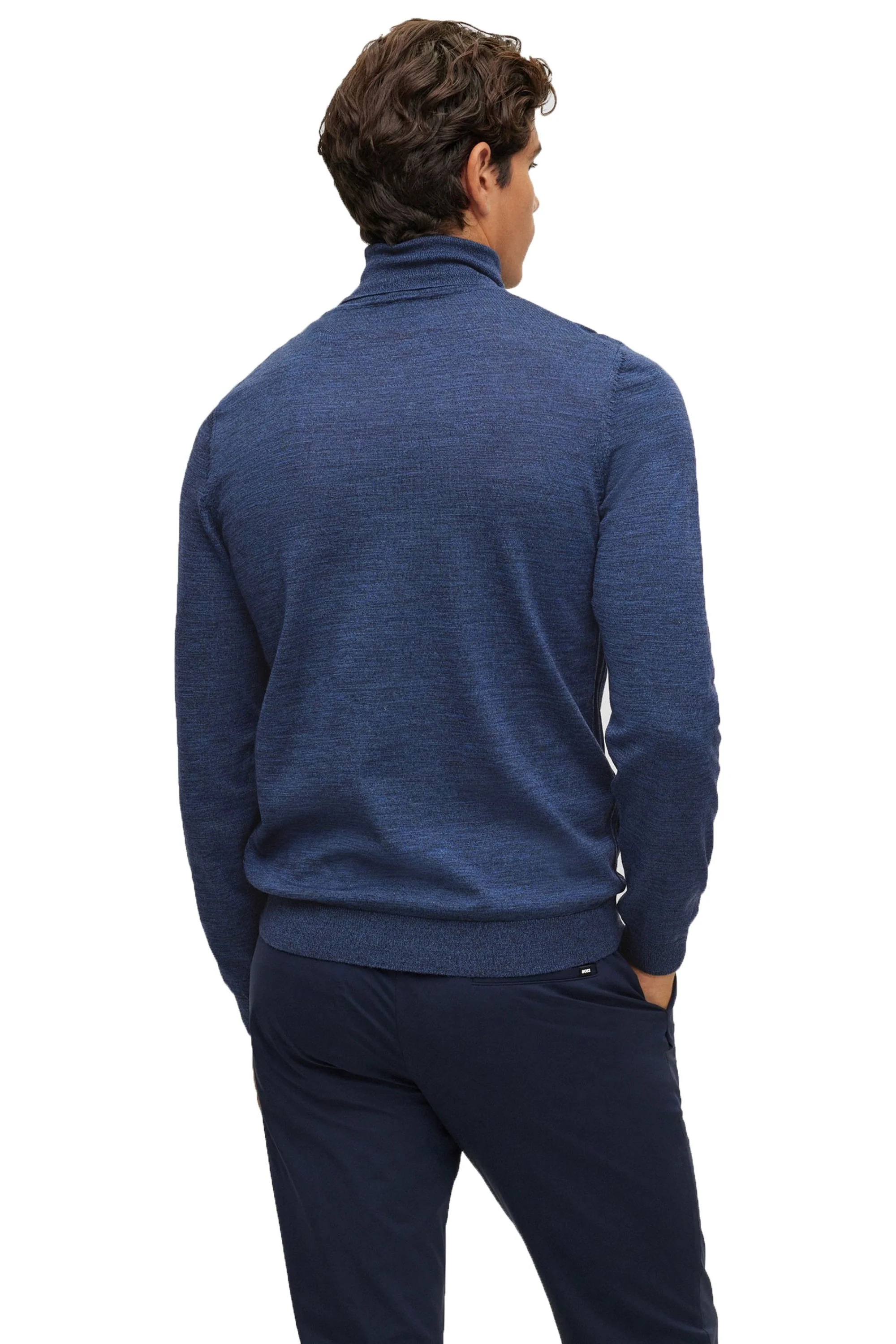 Boss Musso-p Sweater Bright Blue - Image 3
