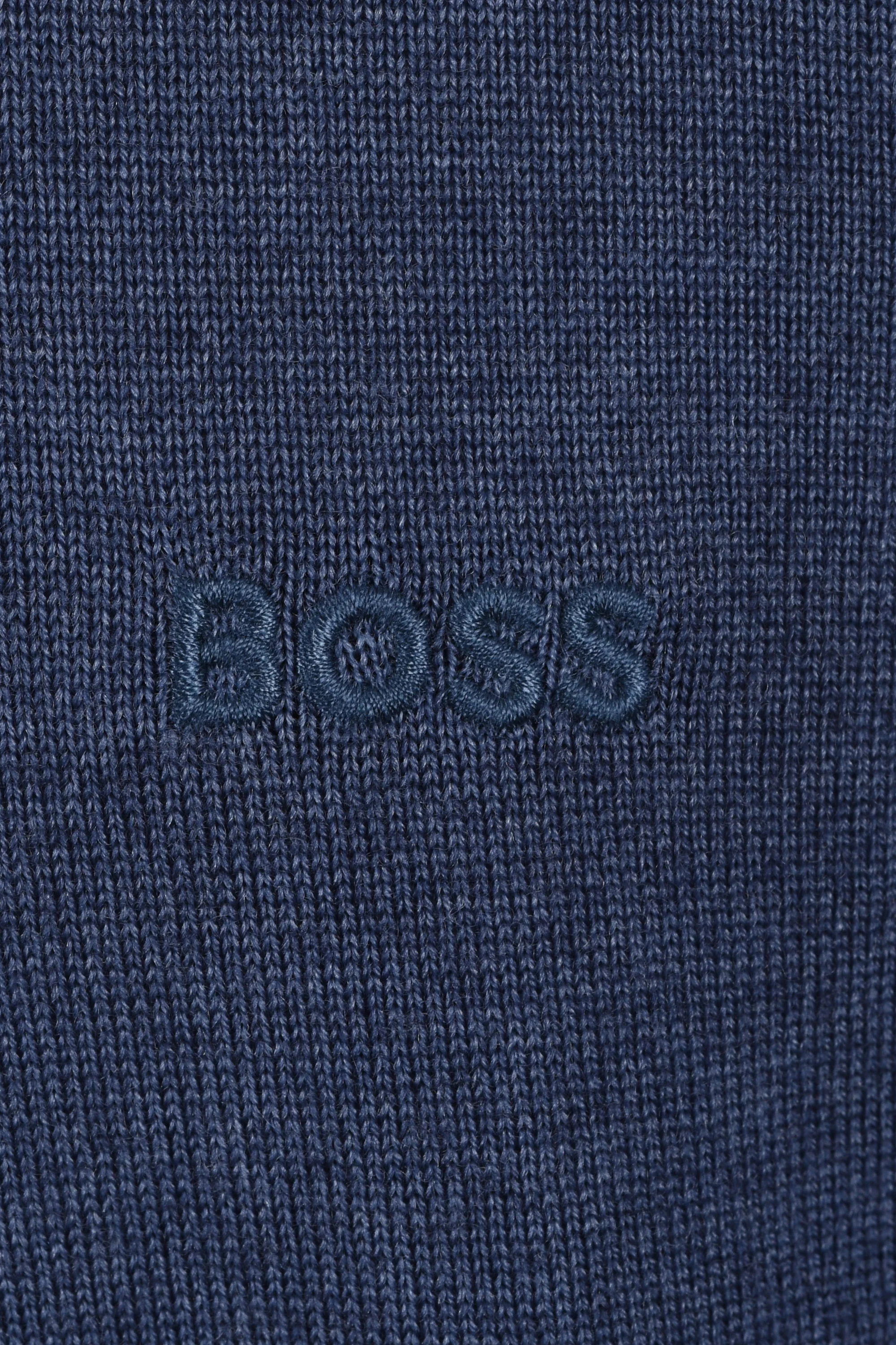 BOSS ORANGE ASTEFO KNITWEAR OPEN BLUE - Image 3