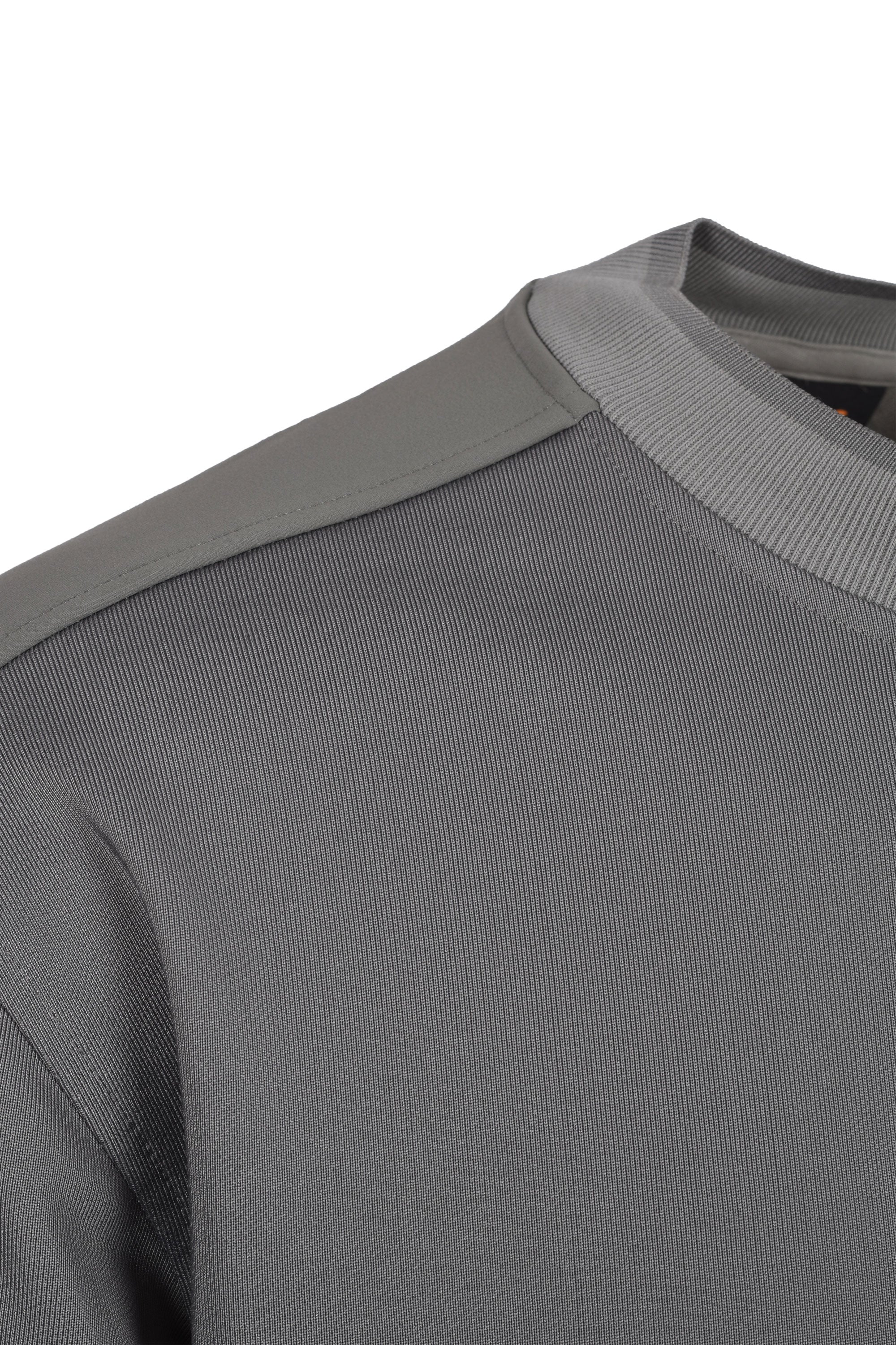 Boss Orange FUNCTIONAL SWEATSHIRT OPEN GREY - Image 4