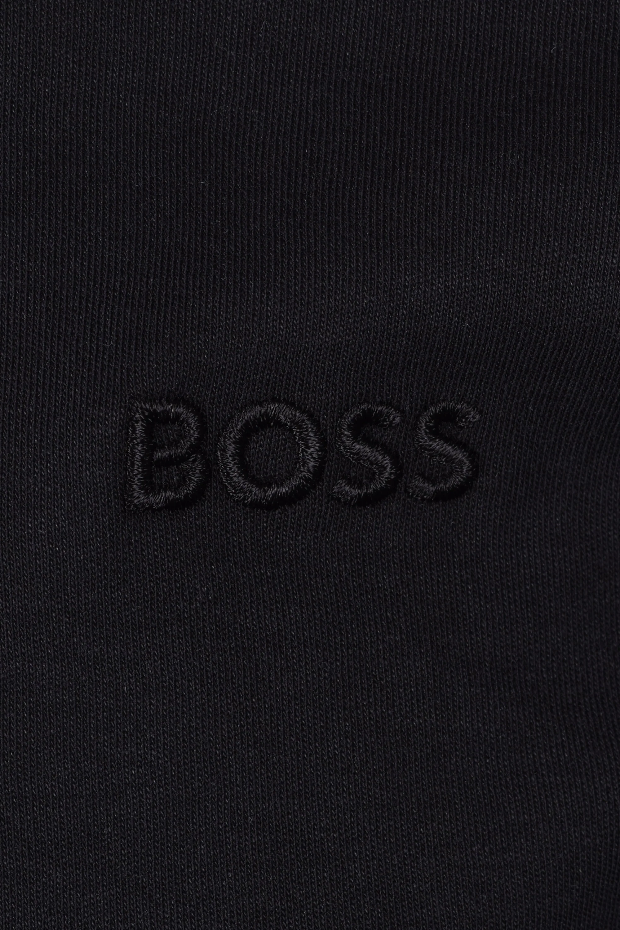 Boss Orange Interlock Polo Black - Image 3