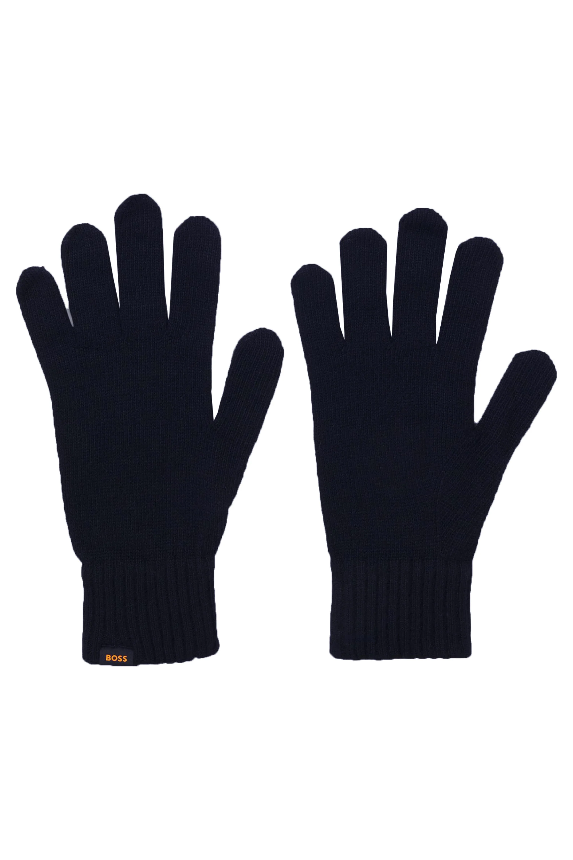 Boss Orange Kalipso Knitted Hat and Gloves Set Dark Blue - Image 3